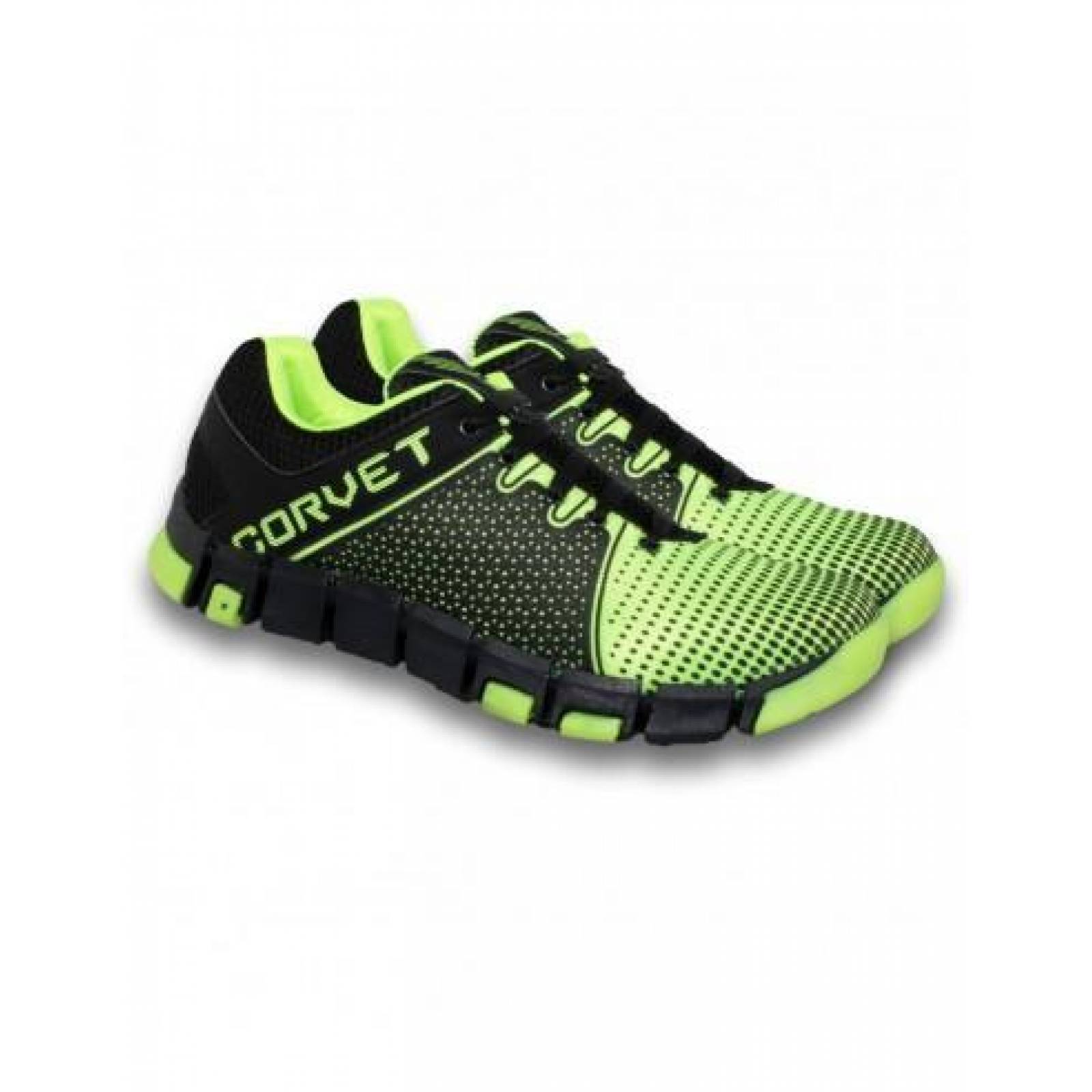 Tenis Deportivos Para Hombre Negro A Neon 