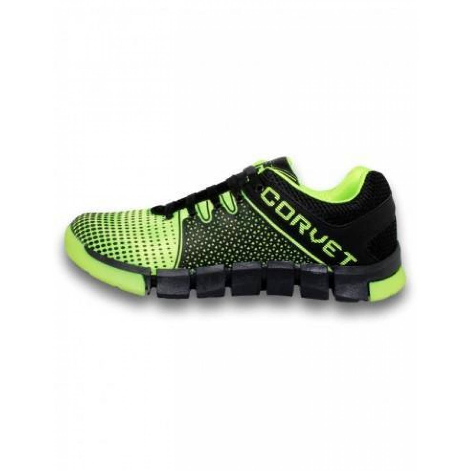Tenis Deportivos Para Hombre Negro A Neon 