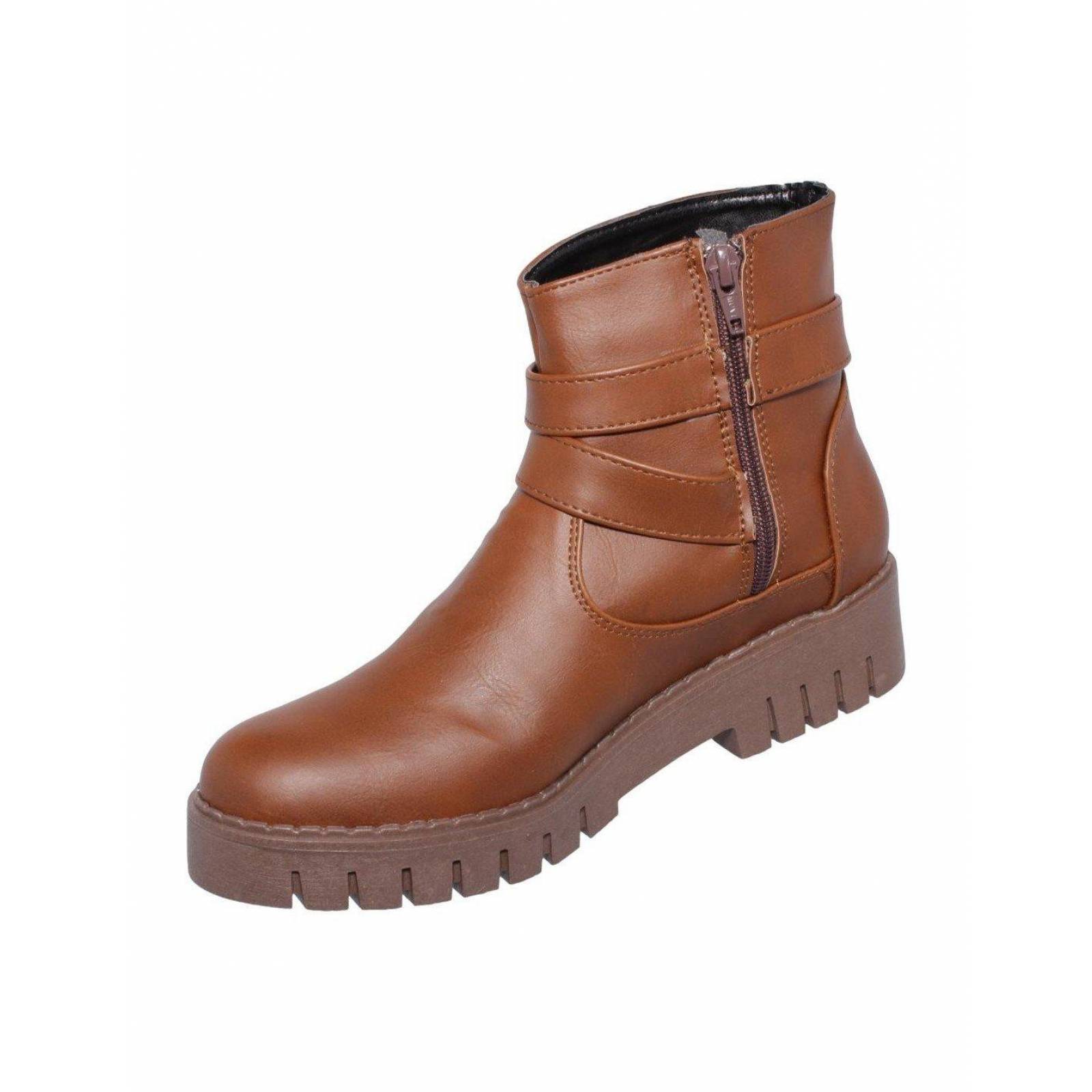 Botas Para Dama Estilo 7000Sa5 Marca Samara Kamila Acabado Fresno Color Codac