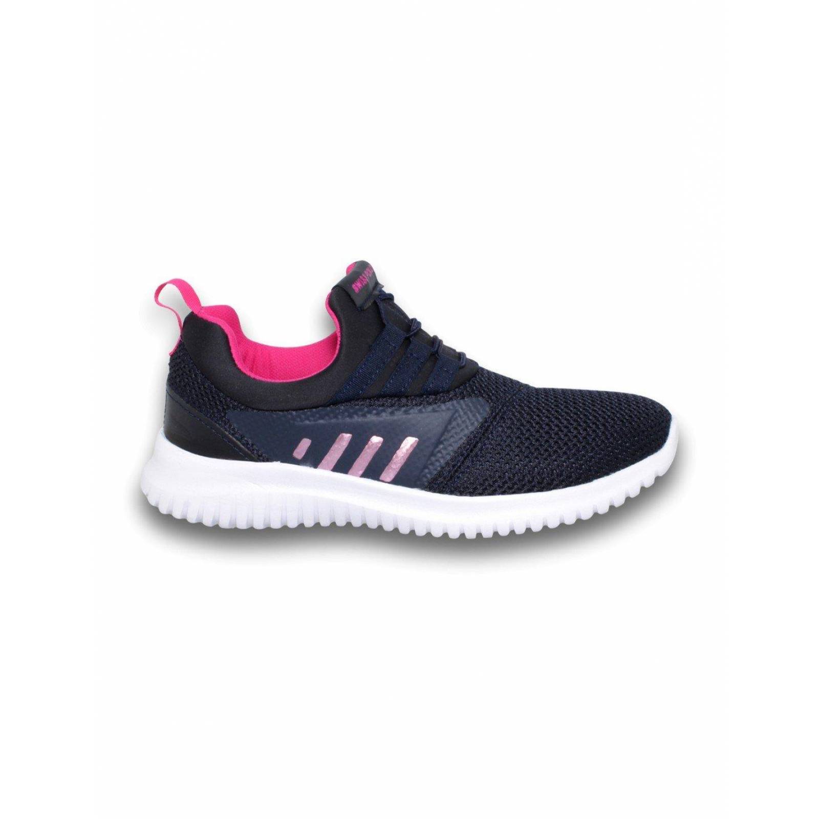Tenis Deportivos Estilo 8251Sw5 Marca Swiss Polo Acabado Malla Color Azul 