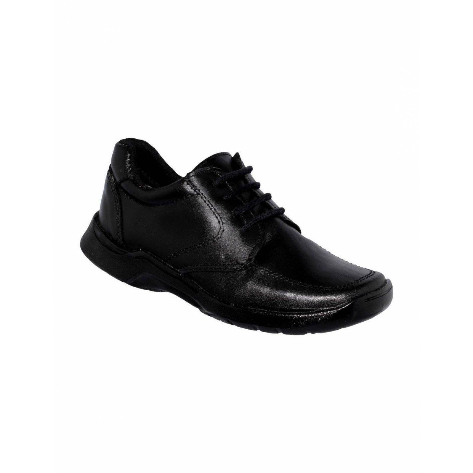 Zapatos De Vestir Para Niño Estilo 2003Pe21 Piel Color Negro 