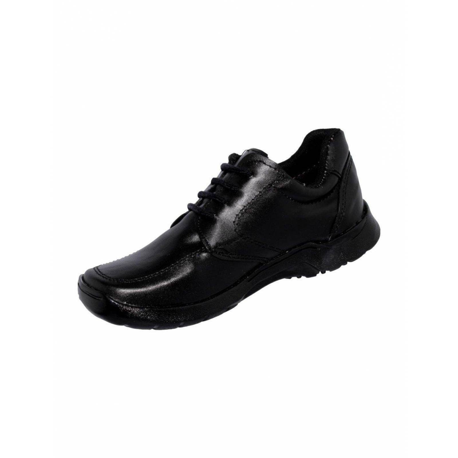 Zapatos De Vestir Para Niño Estilo 2003Pe21 Piel Color Negro 