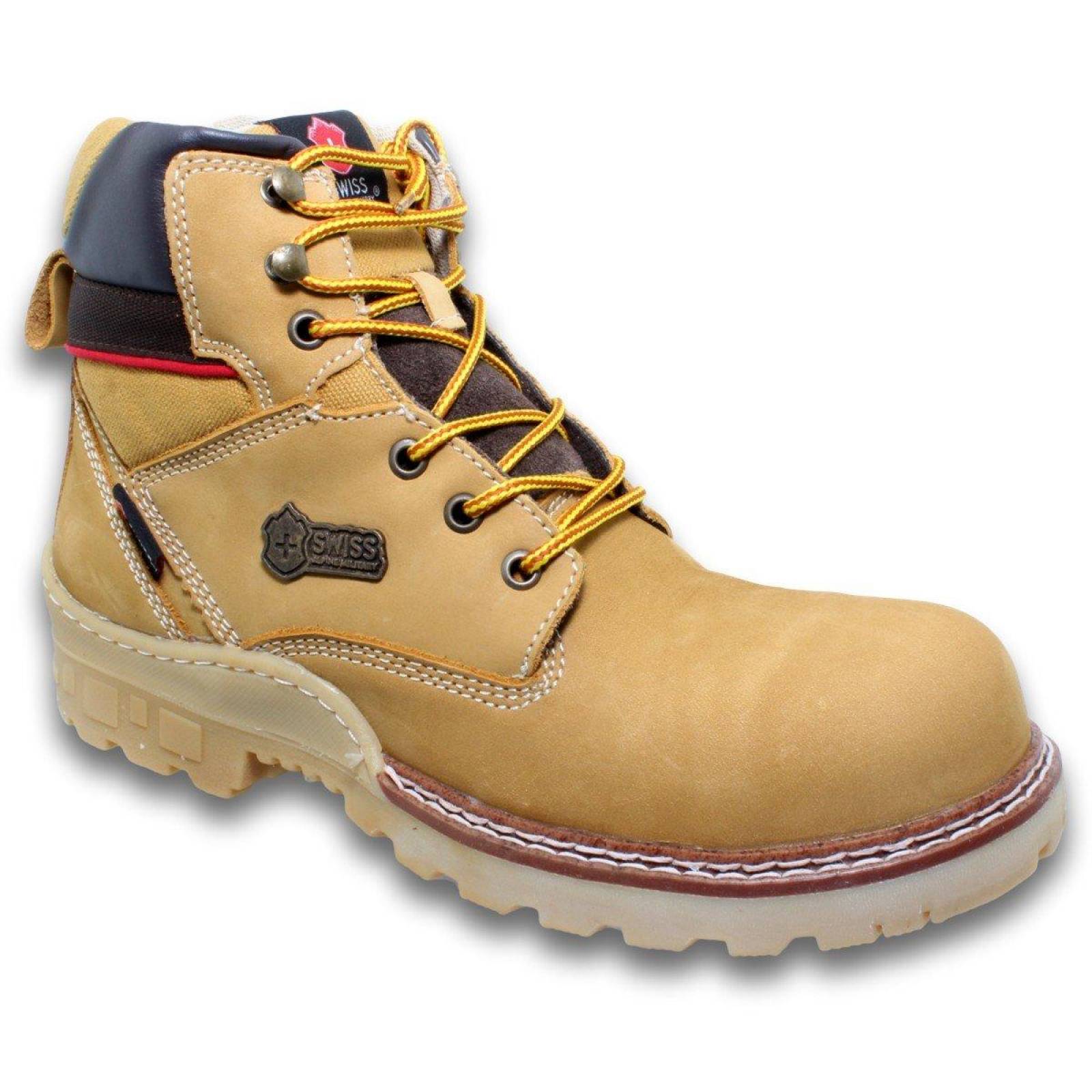 Botas Industriales Con Casco Estilo 0007Sw7 Marca Swiss Alpine