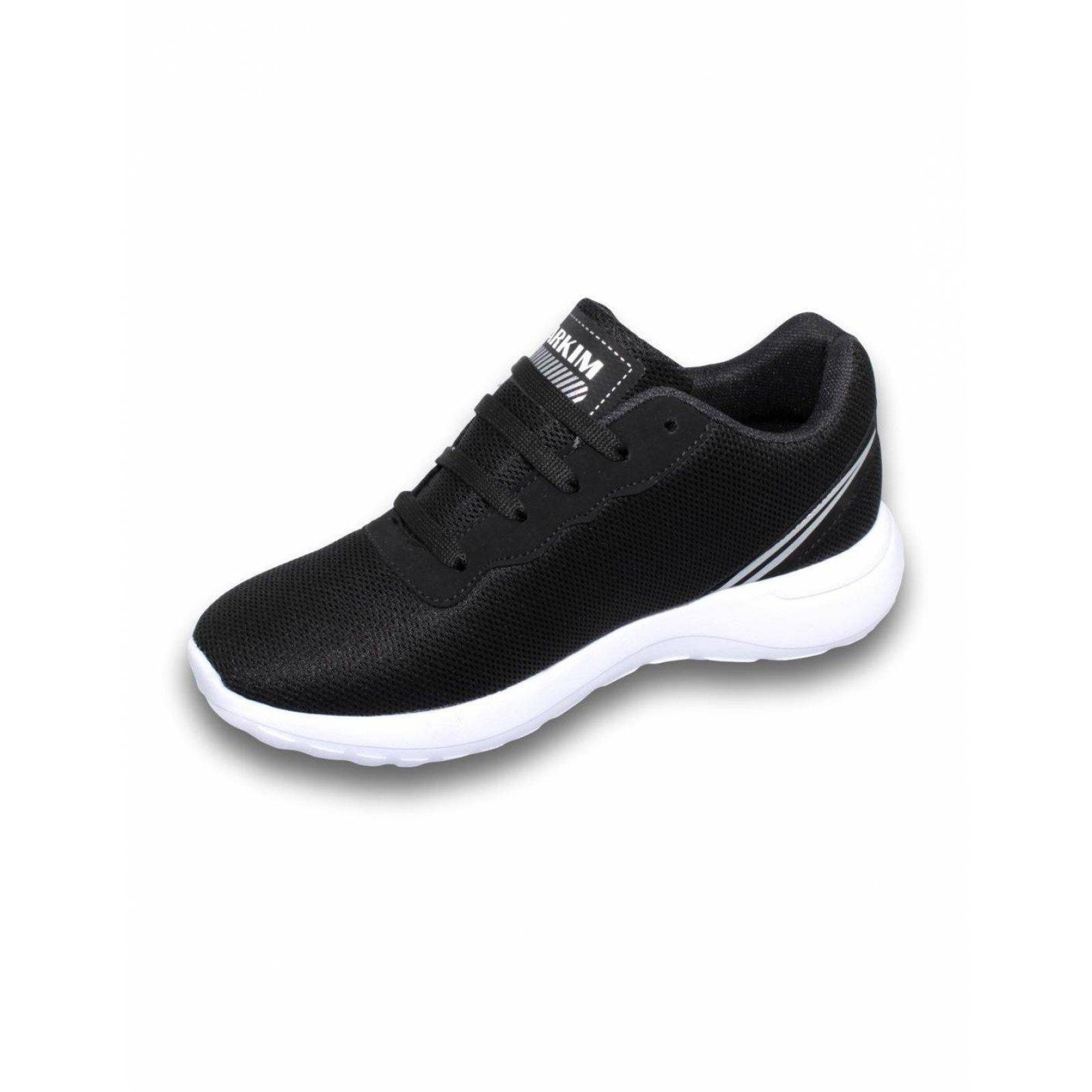 Tenis Para Mujer Estilo 0073Ma5 Malla Color Negro Blanco