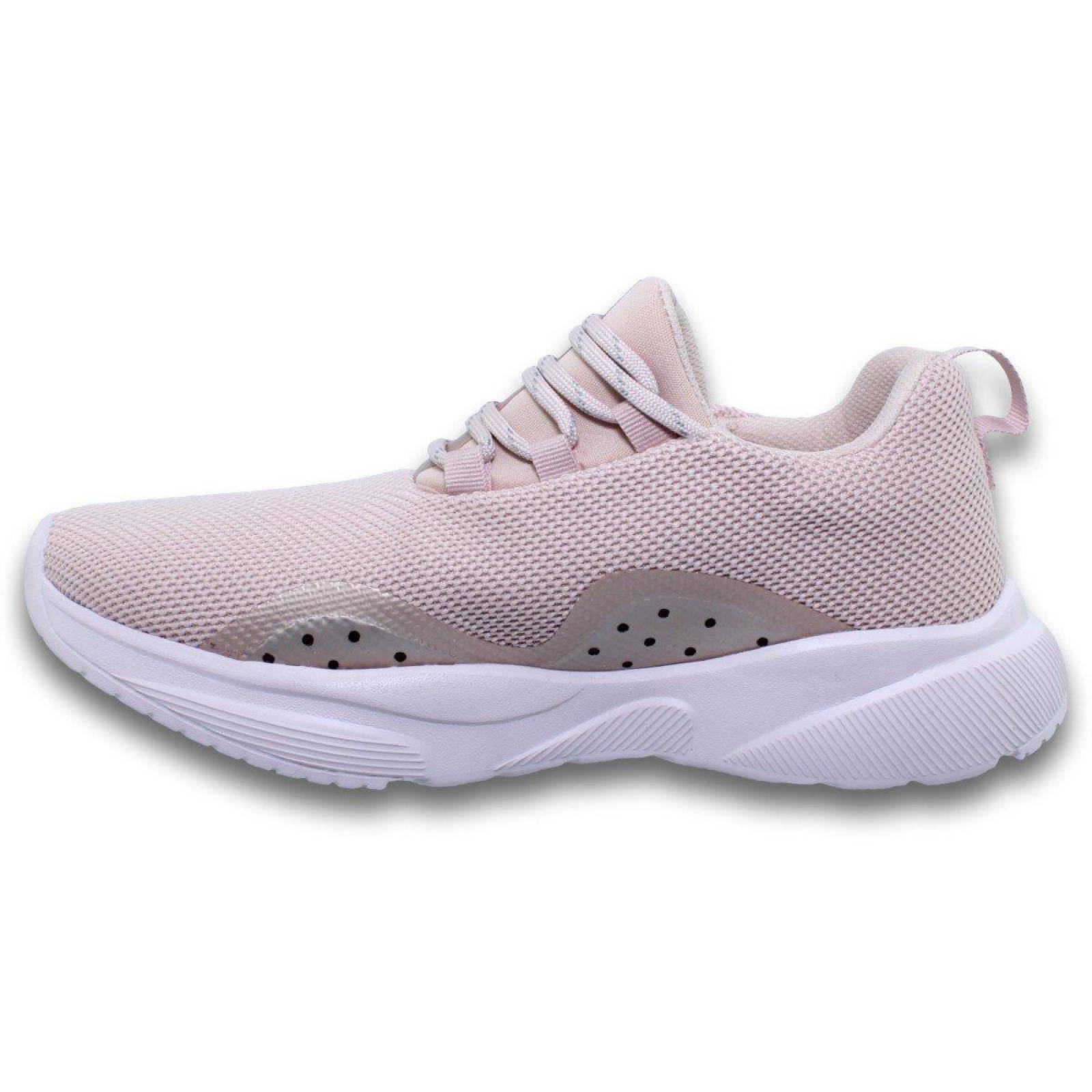 Tenis Deportivos Estilo 8901Sw5 Malla Color Rosa