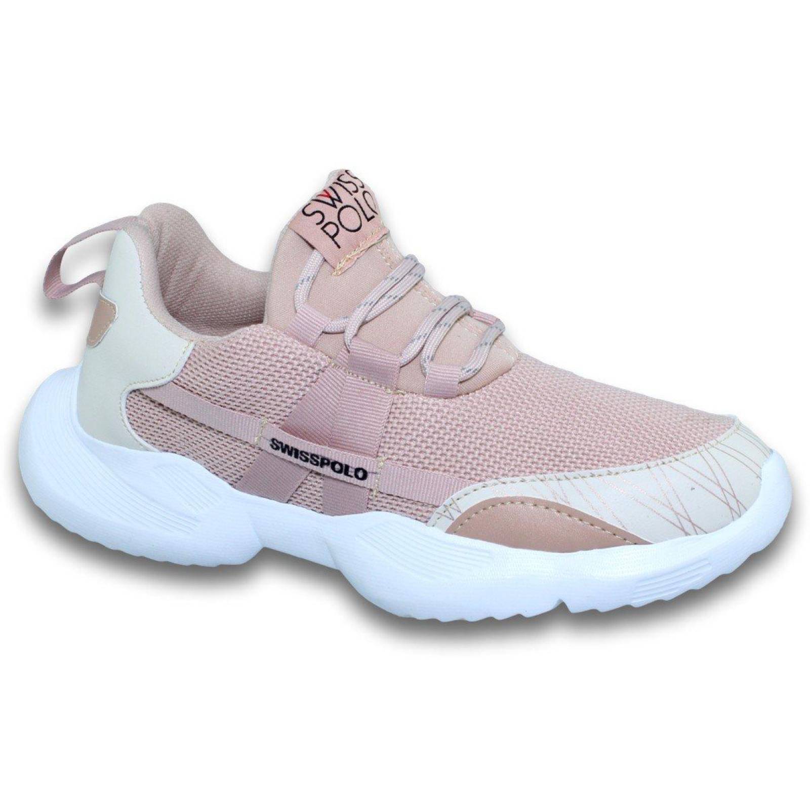 Tenis De Mujer De Moda Casuales Estilo 5143Sw5 Textil Color Maquillaje