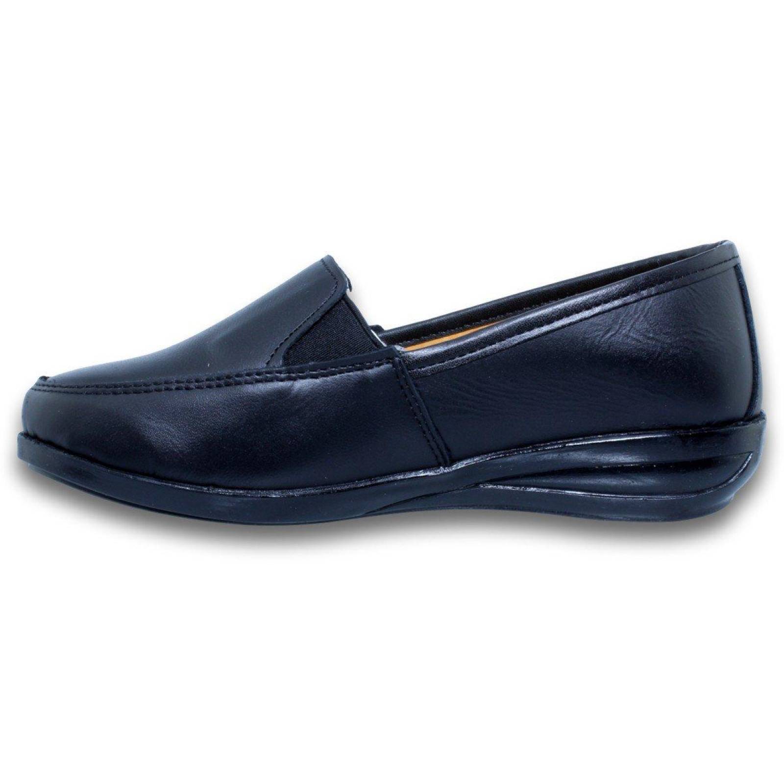 Zapatos De Descanso Para Mujer Estilo 0412Am5 Piel Color Negro