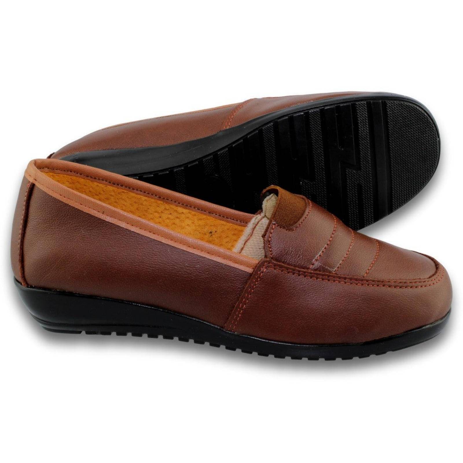 Zapatos De Mujer Comodos Estilo 0190Am5 Piel Color Shedron 