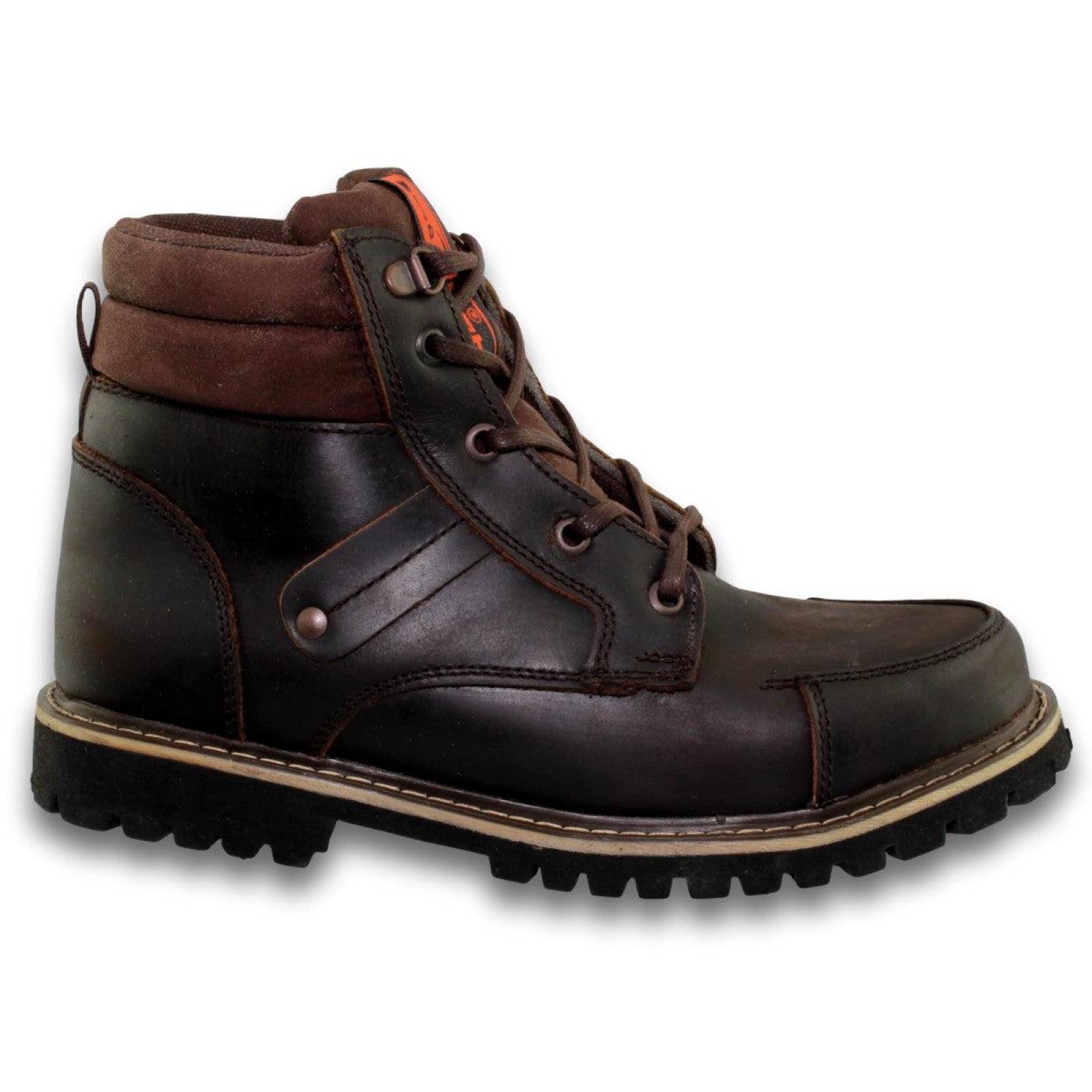 Botas Para Hombre De Trabajo Estilo 0253Wi7 Graso Color Cafe
