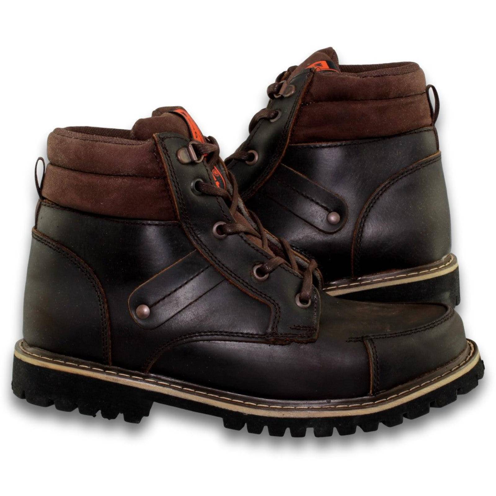 Botas Para Hombre De Trabajo Estilo 0253Wi7 Graso Color Cafe