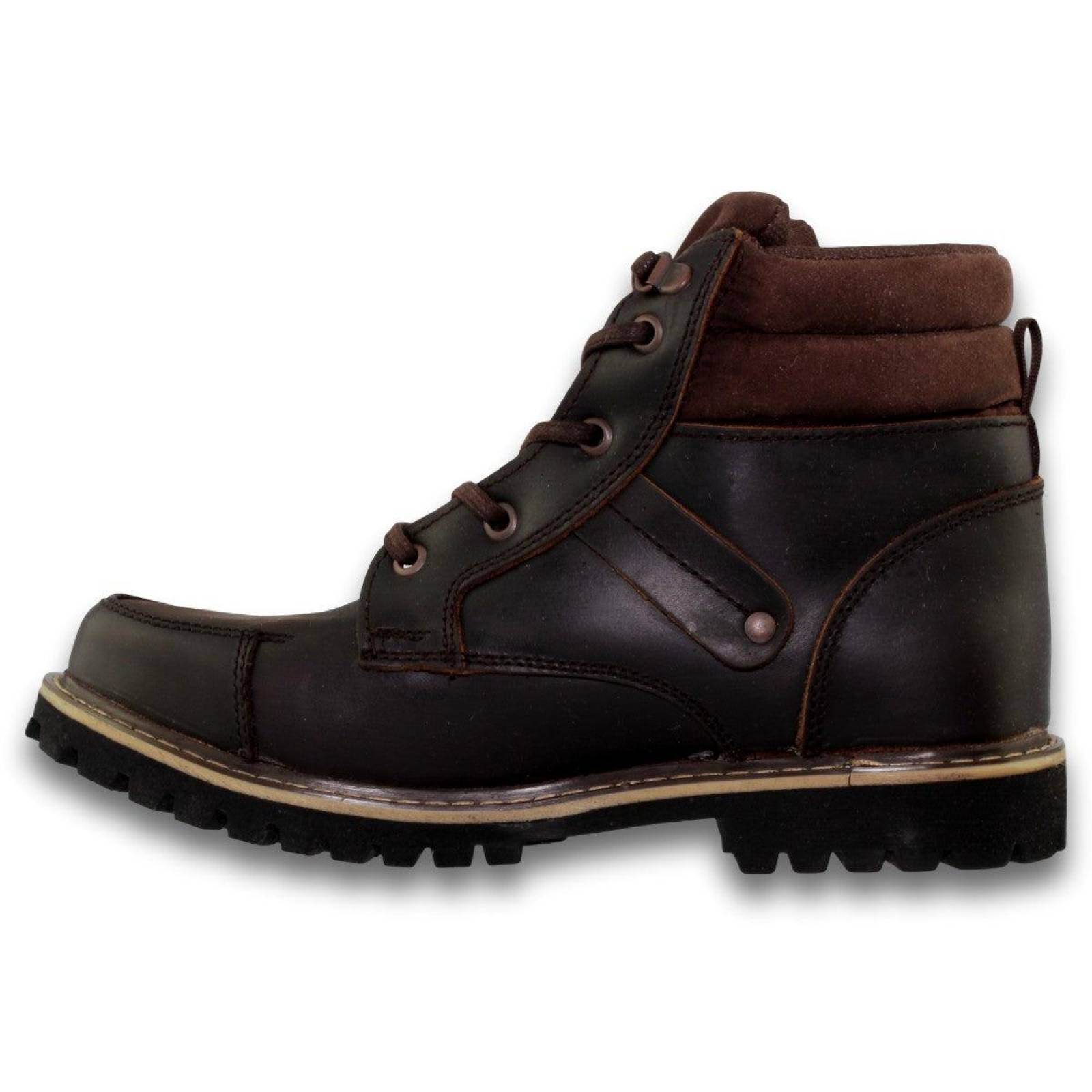 Botas Para Hombre De Trabajo Estilo 0253Wi7 Graso Color Cafe