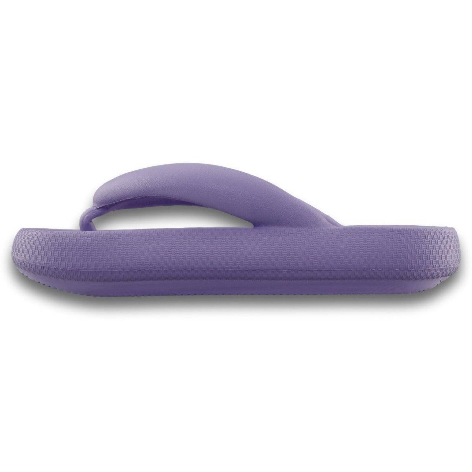 Sandalias Para Mujer De Moda Economica Estilo 0260Pi5 Hule Color Morado 