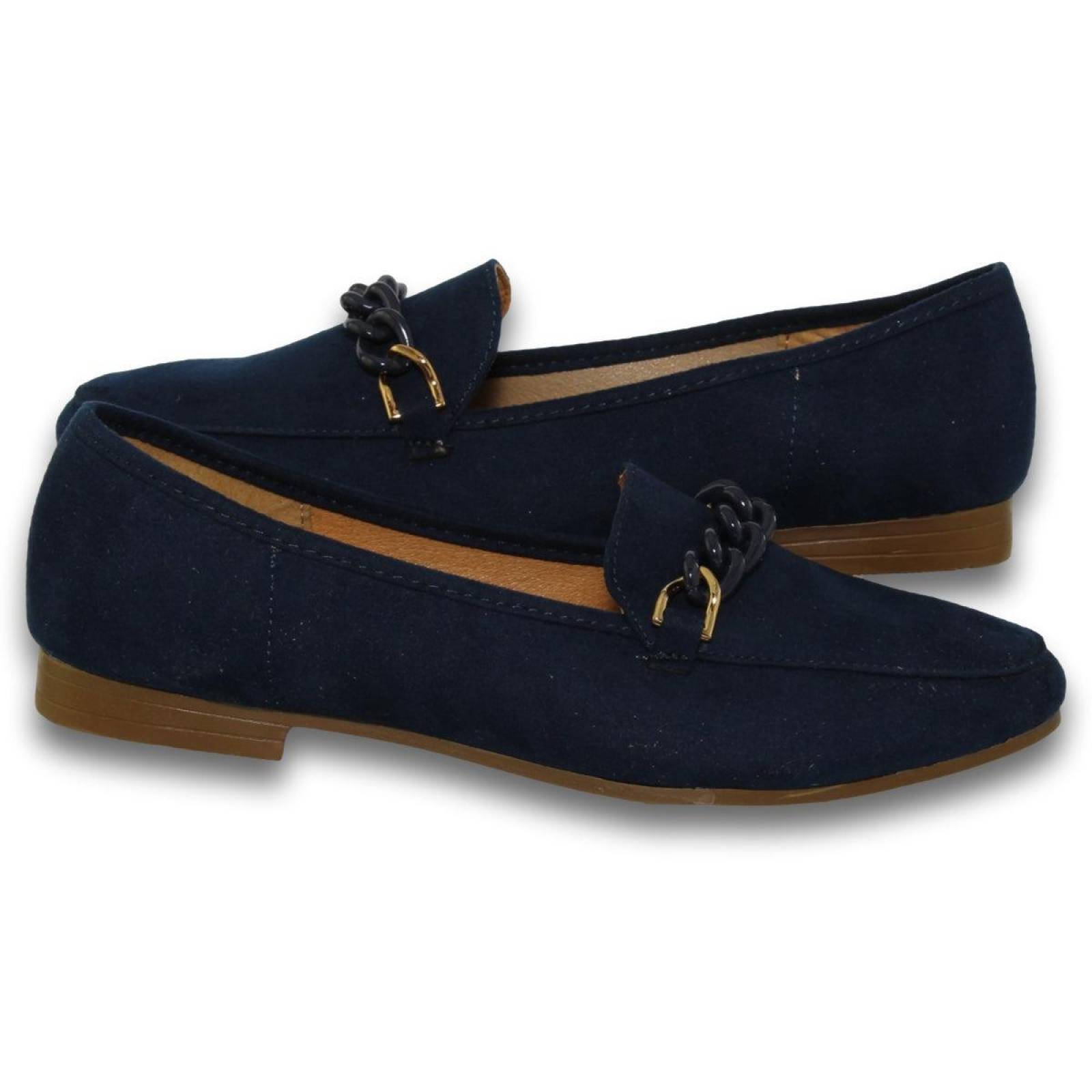 Zapatos Para Mujer Casuales Estilo 9714Sh5 Durazno Color Marino 