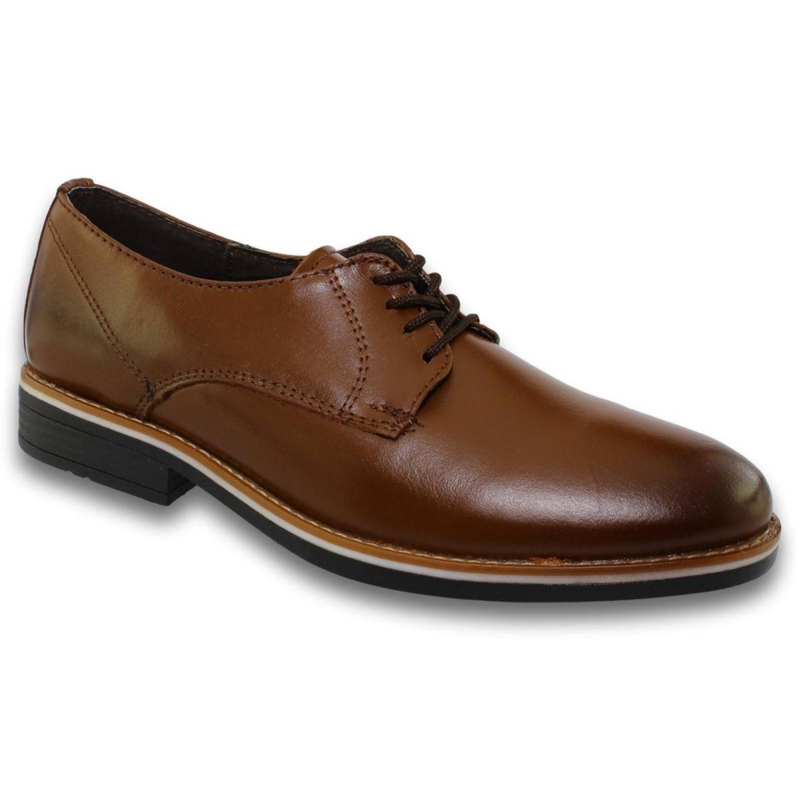 Zapato Casual Para Hombre Estilo 2811Ja7 Acabado Piel Color Miel 