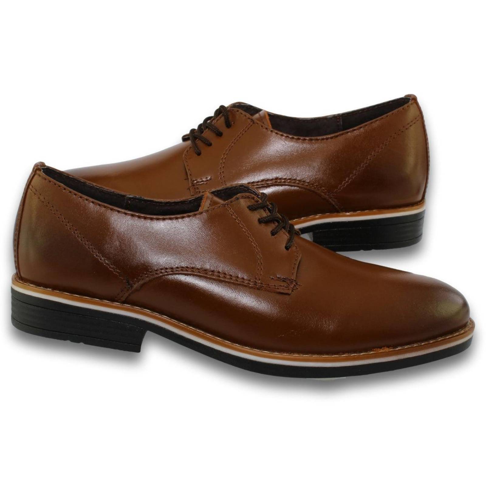 Zapato Casual Para Hombre Estilo 2811Ja7 Acabado Piel Color Miel 
