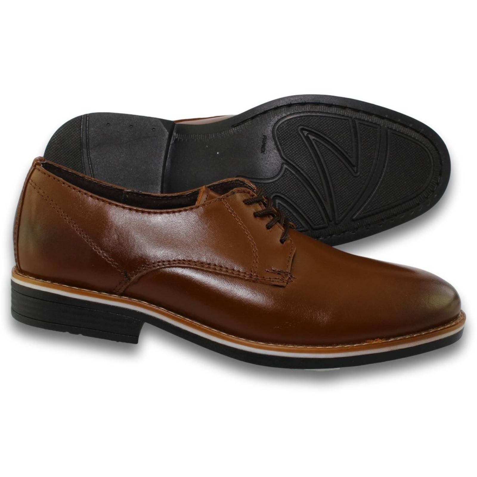 Zapato Casual Para Hombre Estilo 2811Ja7 Acabado Piel Color Miel 