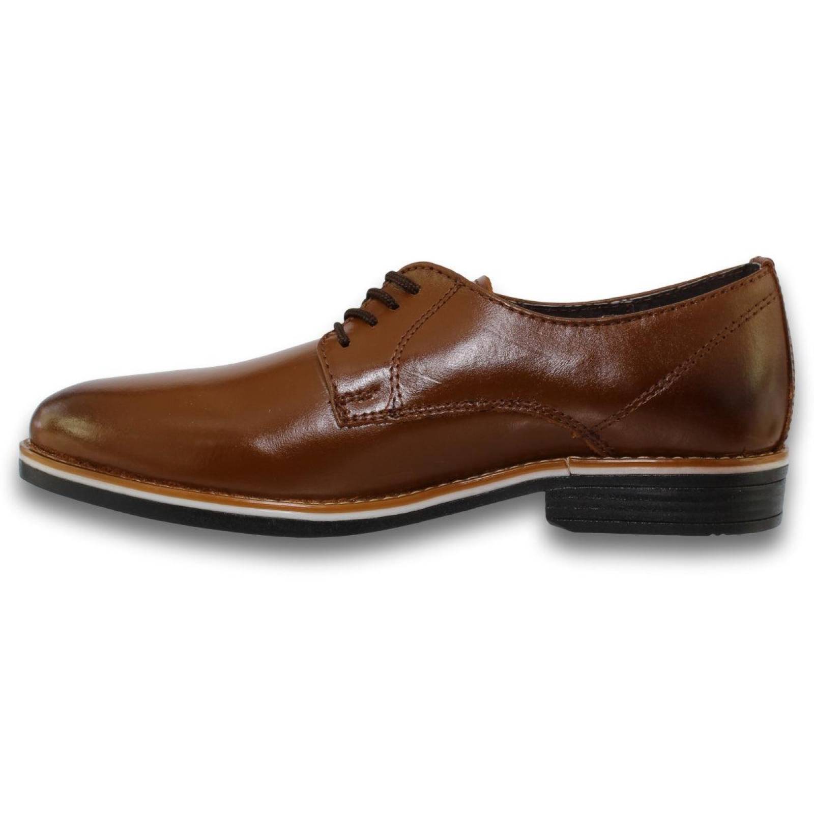 Zapato Casual Para Hombre Estilo 2811Ja7 Acabado Piel Color Miel 