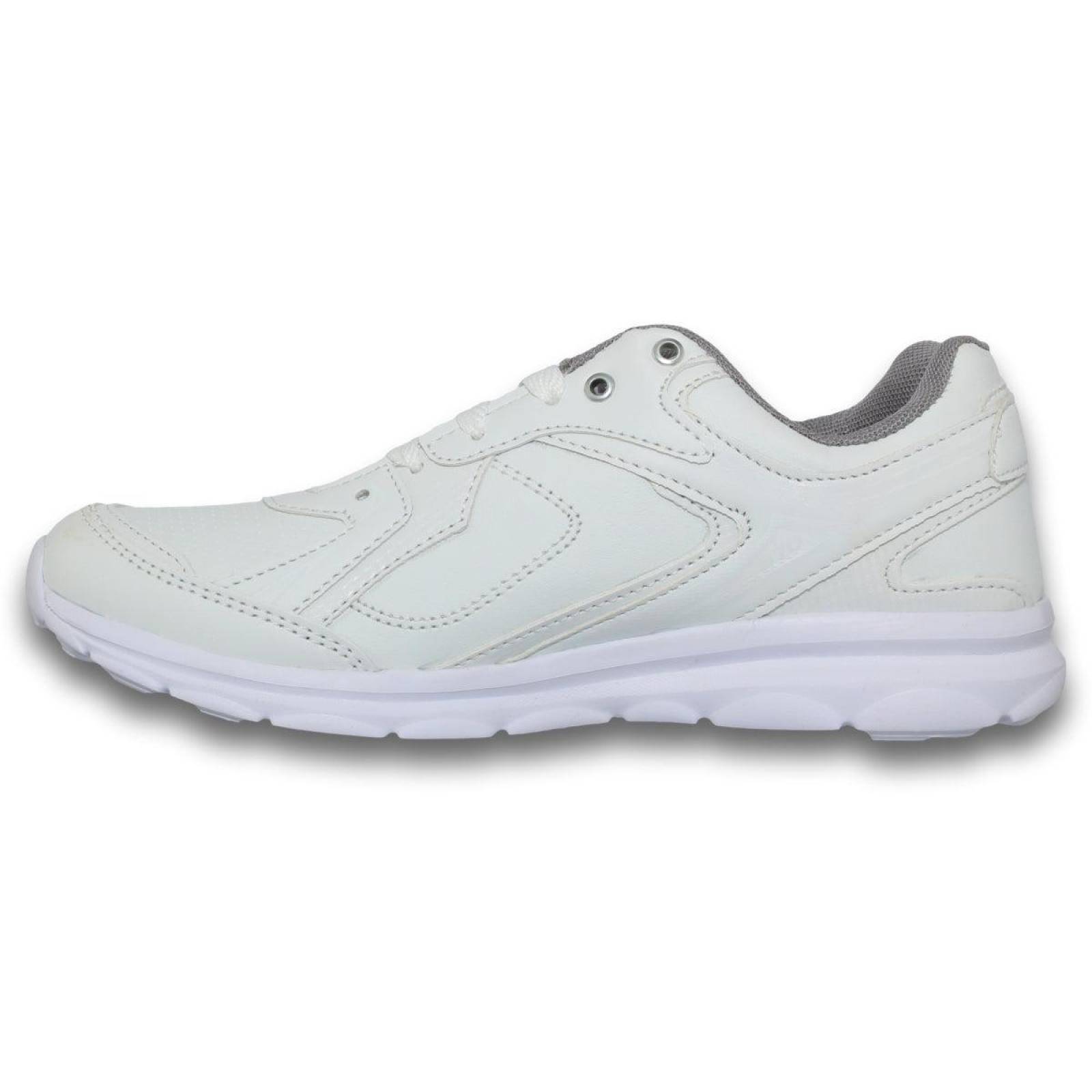 Tenis Para Mujer Deportivos Estilo 0570Aw5 Acabado Simipiel Color Blanco Total 