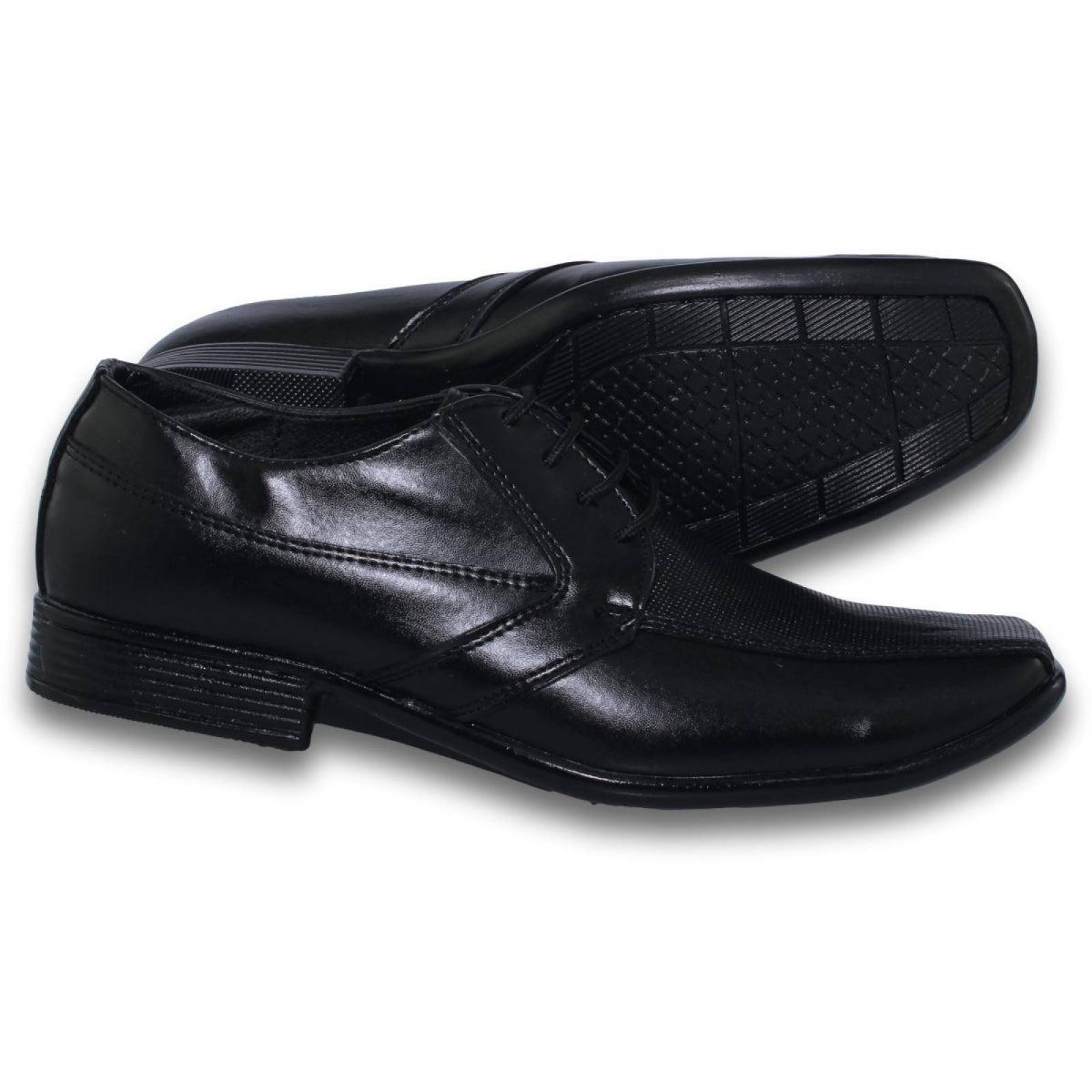 Zapatos De Vestir Para Hombre Estilo 0372Df7 Acabado Piel Color Negro