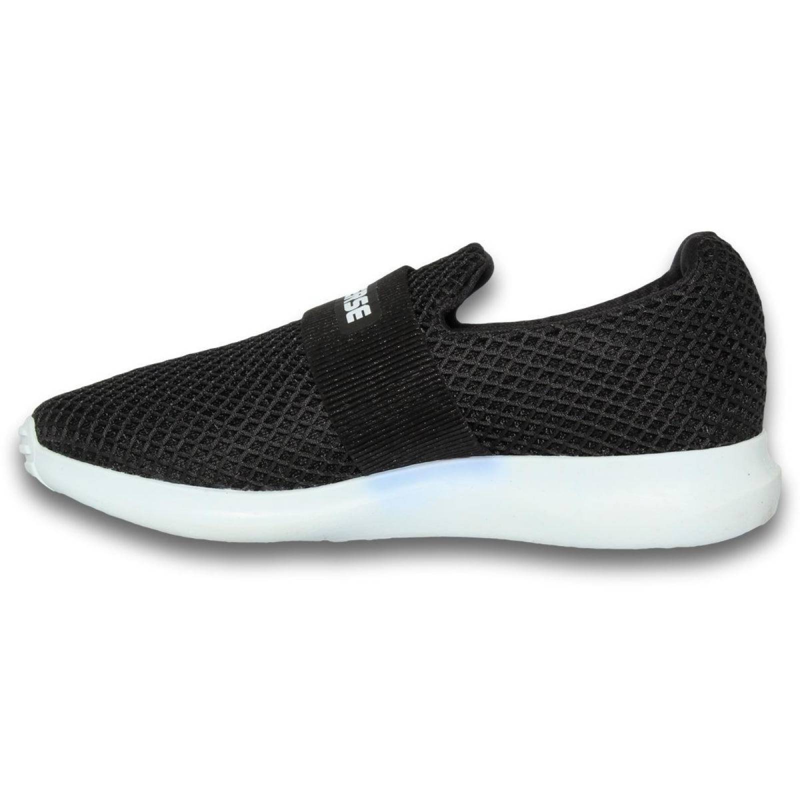 Tenis Comodos Y Lijeros Textiles Para Mujer Estilo 0361Fe5 Acabado Textil Color Negro 