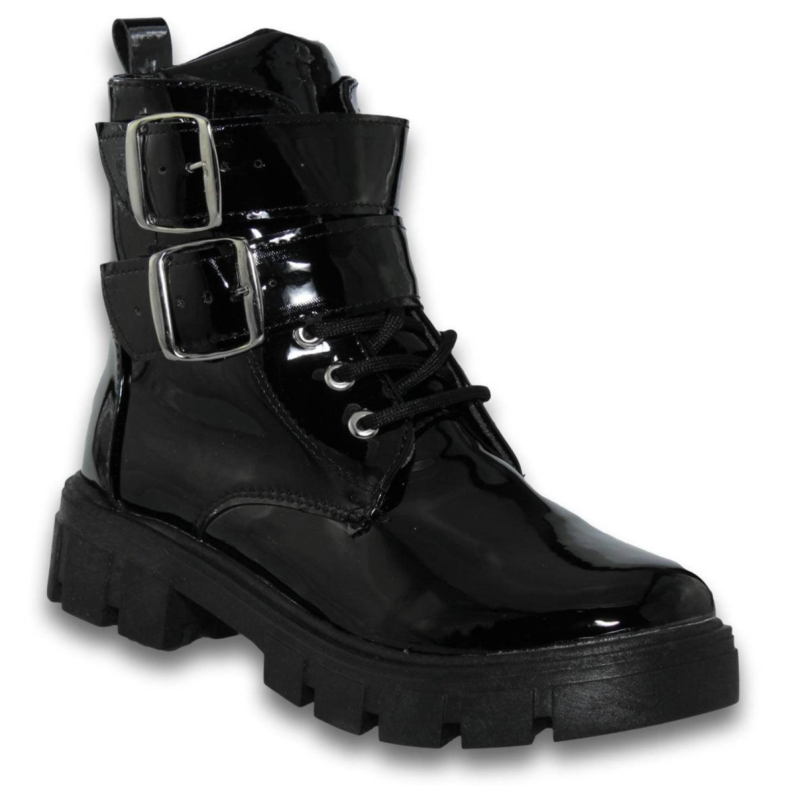 Botines De Tacón Con Detalles De Tachuelas Flzen4lea11 Mujer Guess Con