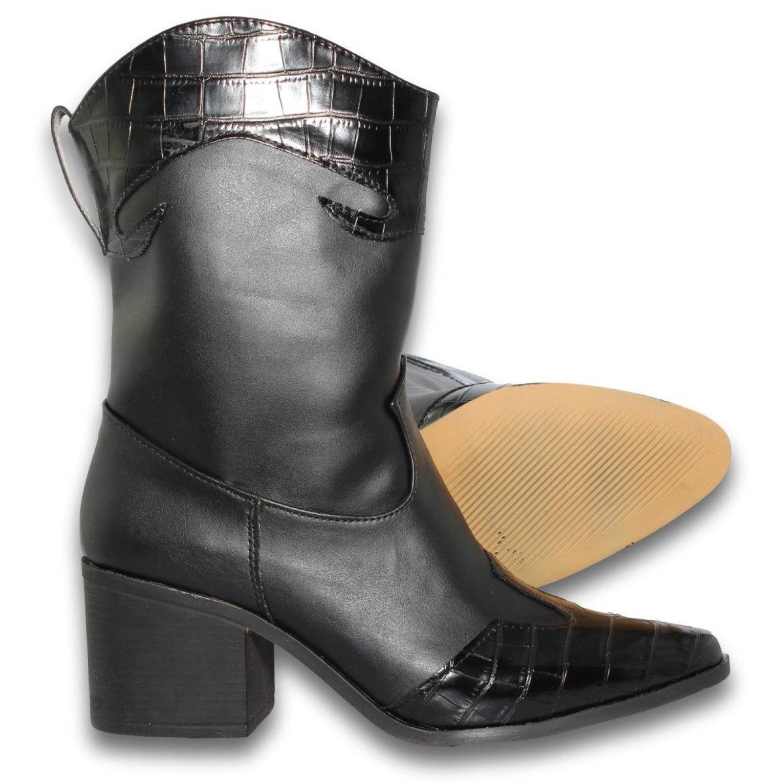 Botas Para Mujer Tipo Vaqueras Estilo 0480An5 Acabado Espa a Drilo