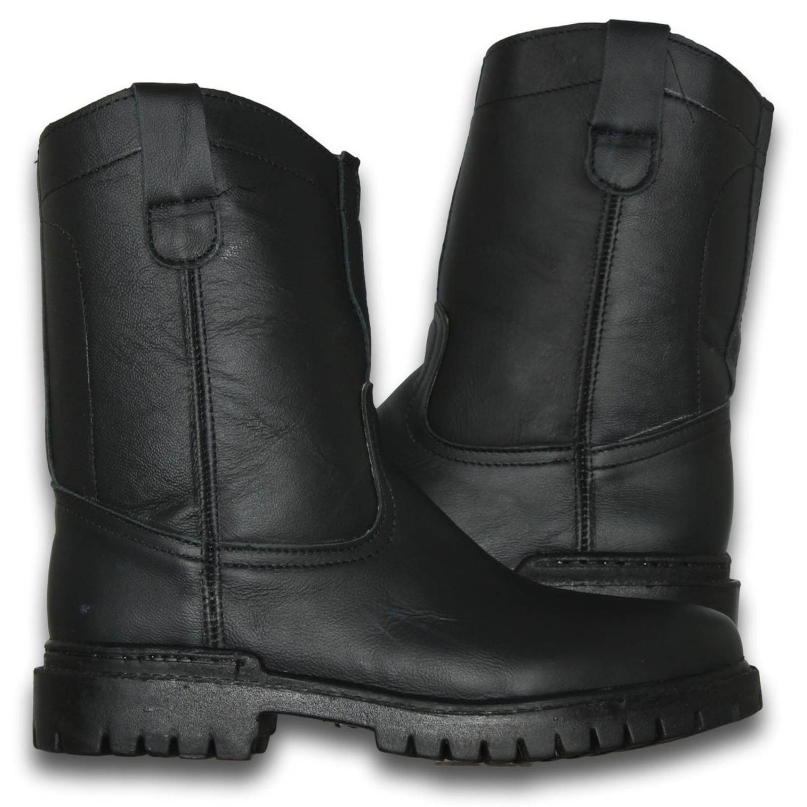 Botas Para Hombre Roper Casuales Estilo 0102L57 Acabado Piel Color Negro 