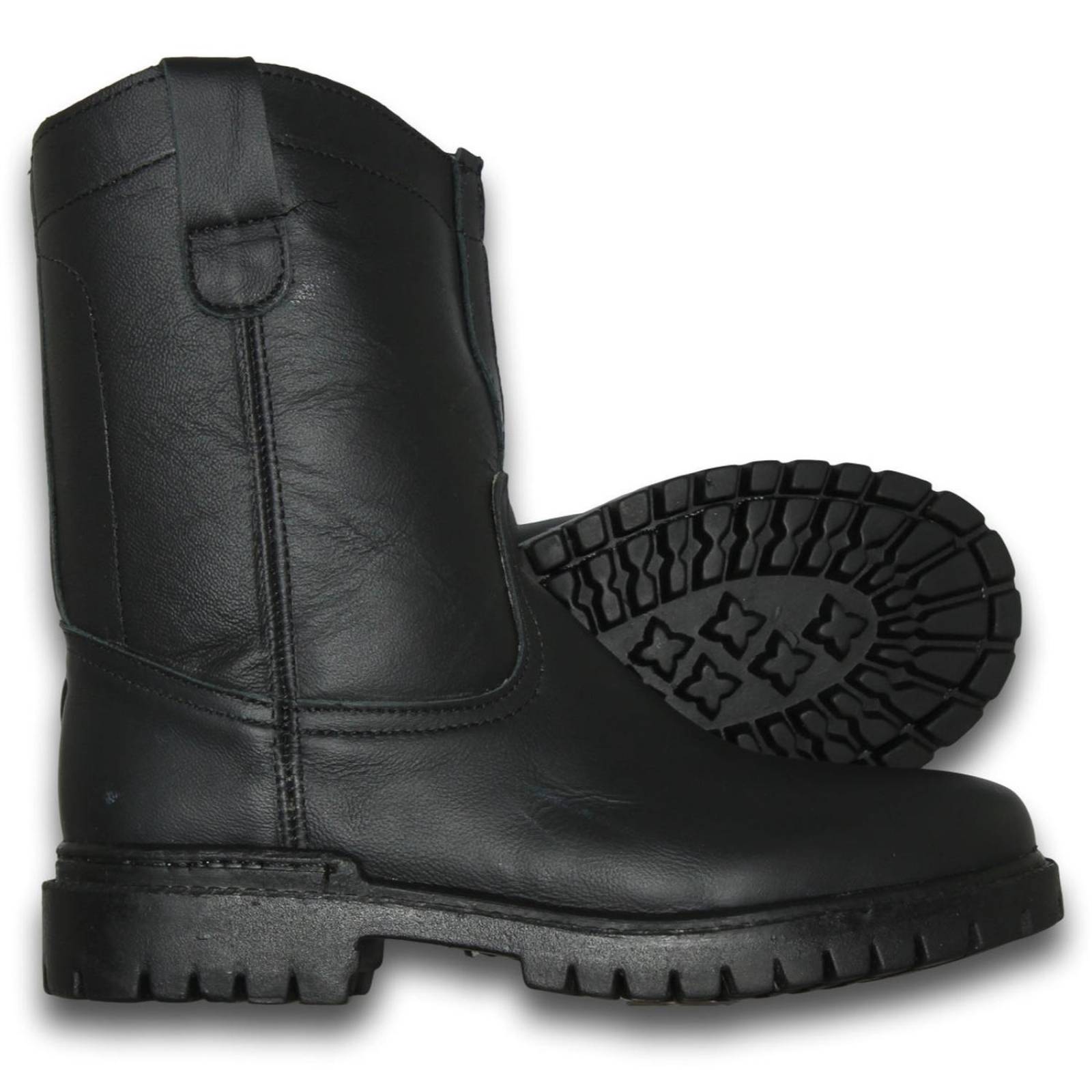 Botas Para Hombre Roper Casuales Estilo 0102L57 Acabado Piel Color Negro 