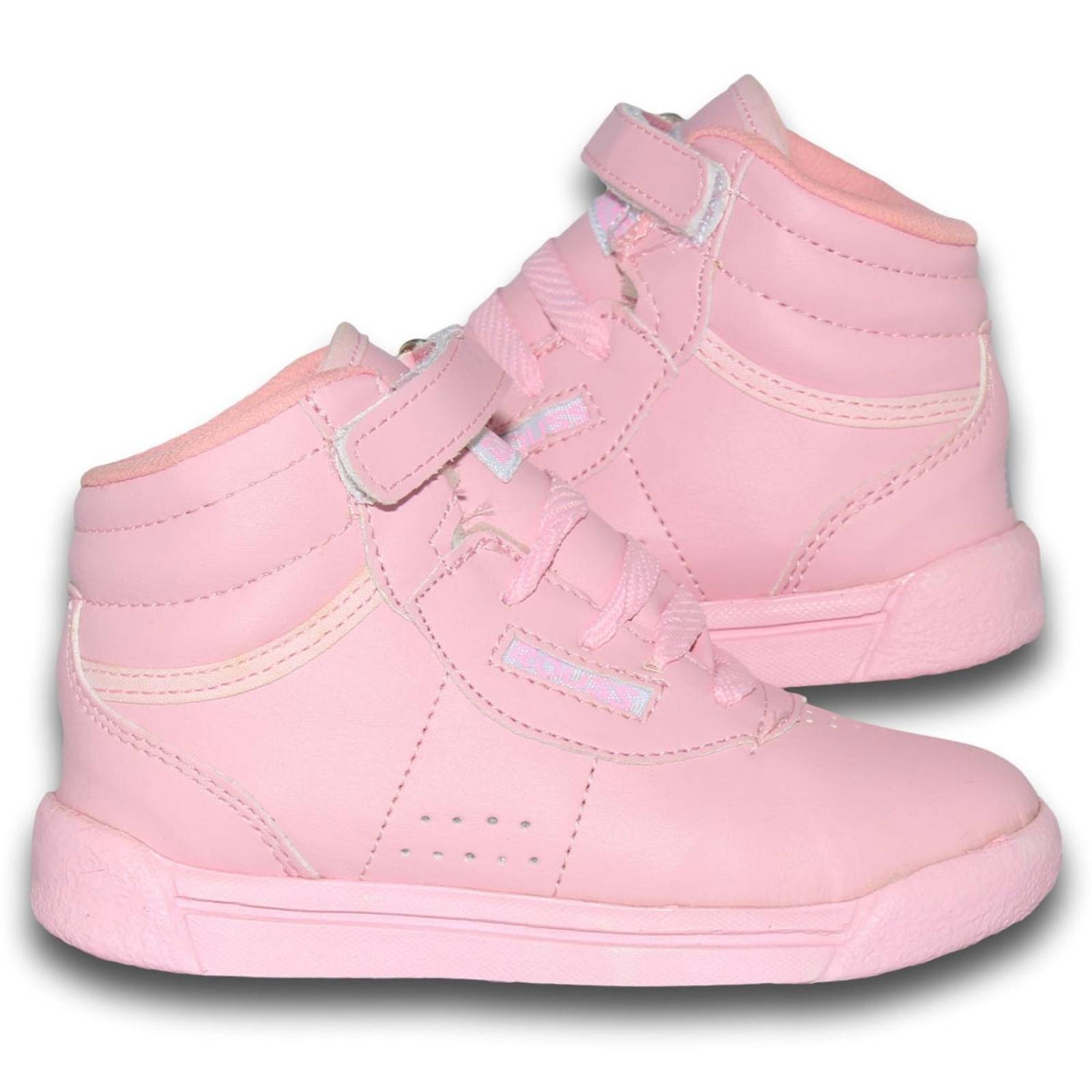 Tenis Deportivos Economicos Para Niña Estilo 8251Ro17 Acabado Sintetico Color Rosa Paste