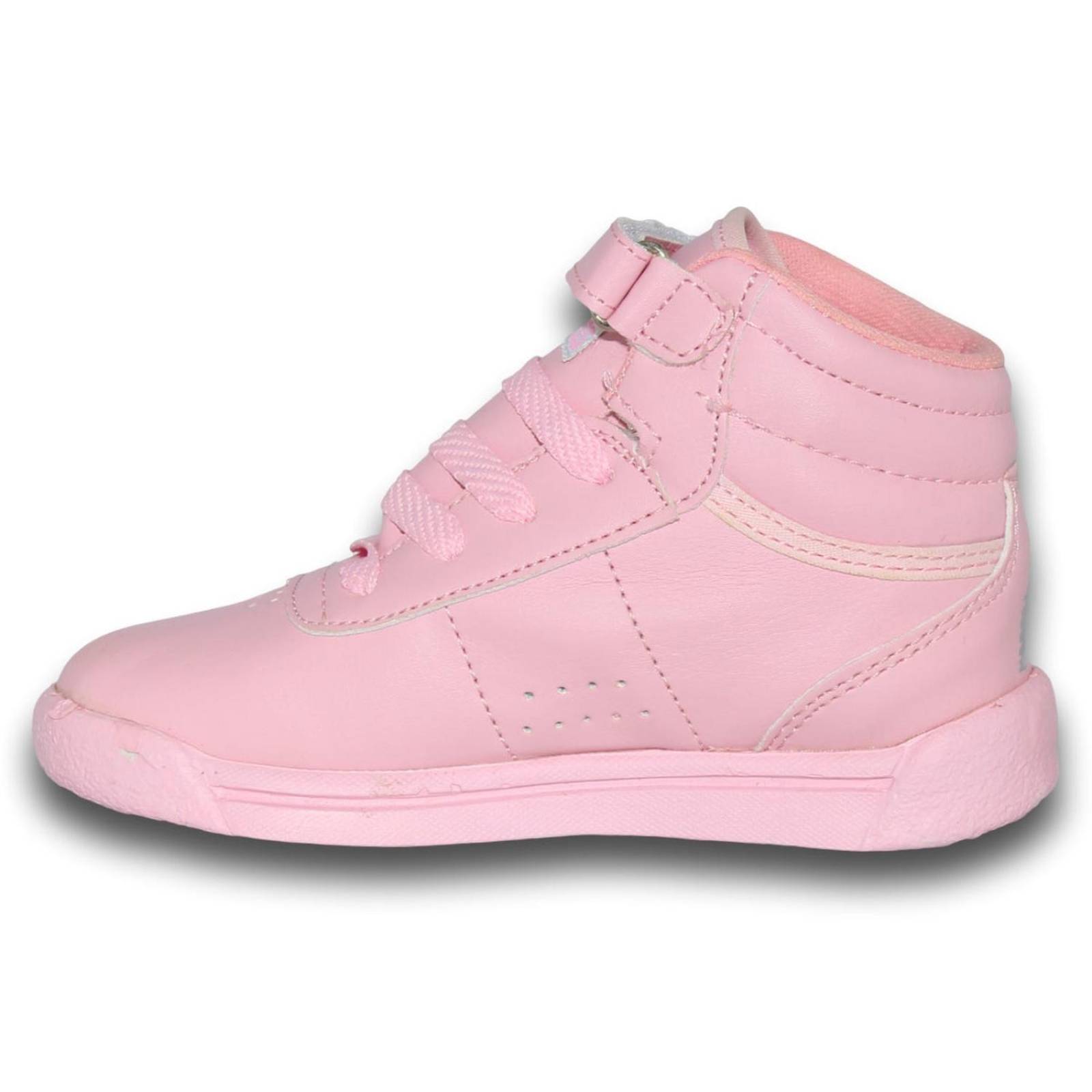 Tenis Deportivos Economicos Para Niña Estilo 8251Ro17 Acabado Sintetico Color Rosa Paste