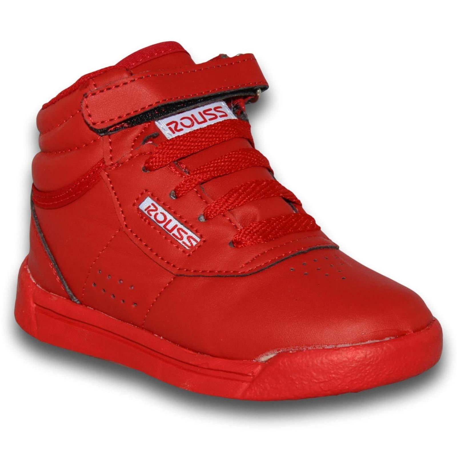 Tenis Deportivos Economicos Para Niño Estilo 8257Ro17 Acabado Sintetico Color Rojo Total 