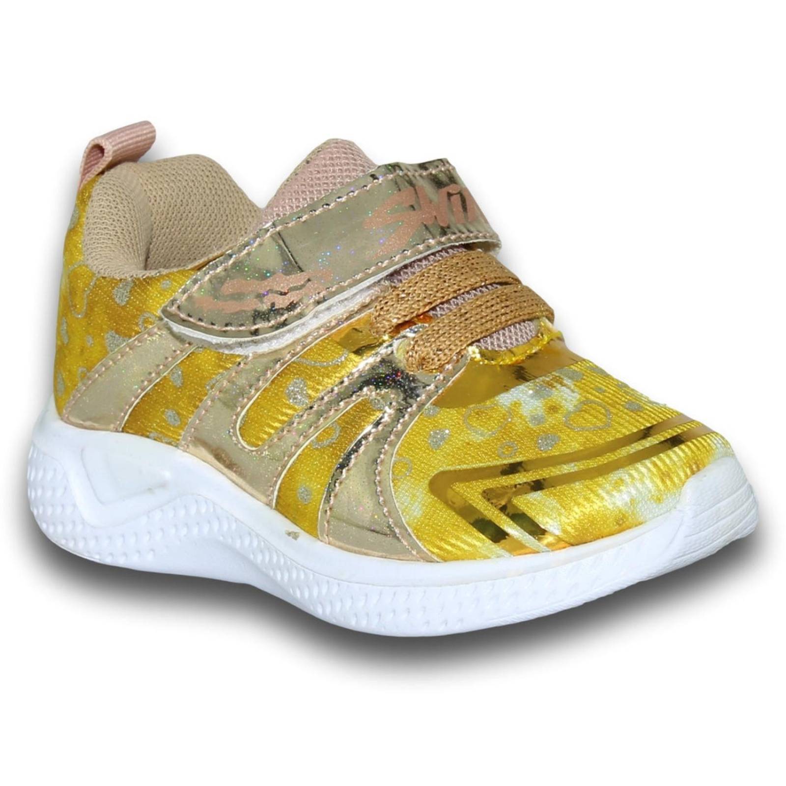 Tenis Deportivos Economicos Para Niña Estilo 0305Sw14 Acabado Sintetico Color Tornasol 