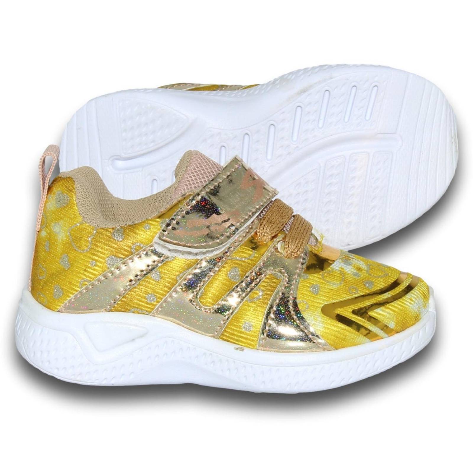 Tenis Deportivos Economicos Para Niña Estilo 0305Sw14 Acabado Sintetico Color Tornasol 