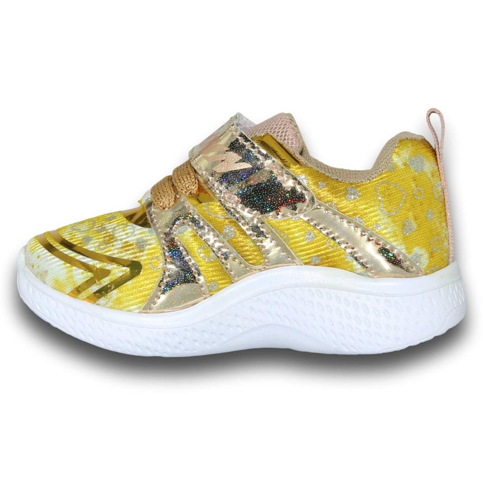 Tenis Deportivos Economicos Para Niña Estilo 0305Sw14 Acabado Sintetico Color Tornasol 