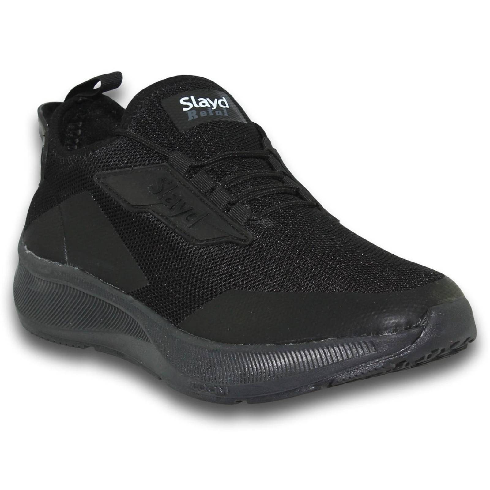 Tenis Para Hombre De Moda Estilo 0118Sl7 Acabado Textil Color Negro Negro