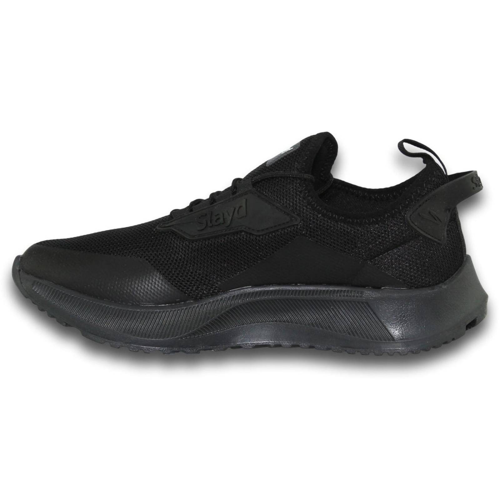 Tenis Para Hombre De Moda Estilo 0118Sl7 Acabado Textil Color Negro Negro 