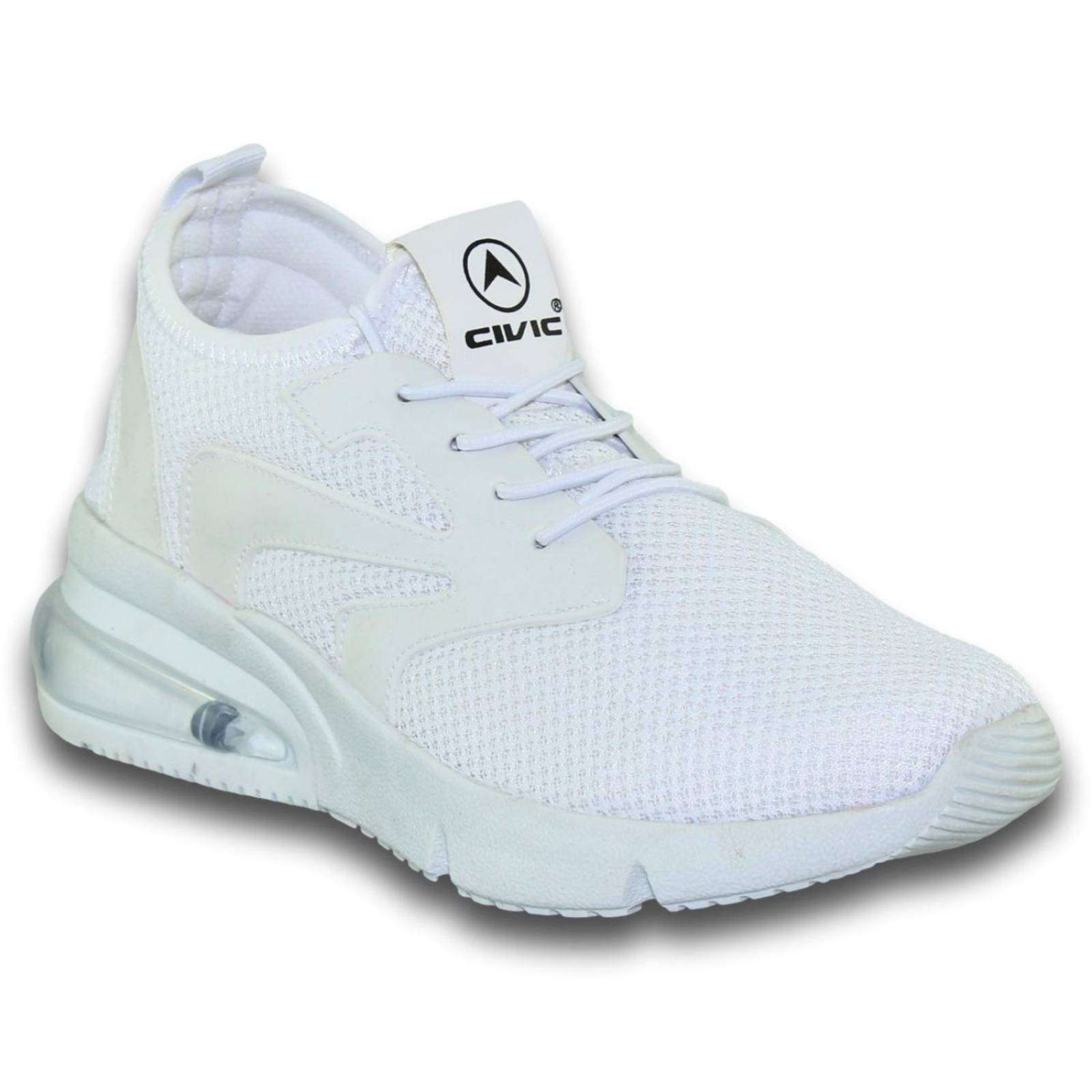 Tenis Para Mujer Comodos Estilo 0646Ci5 Acabado Malla Color Blanco 