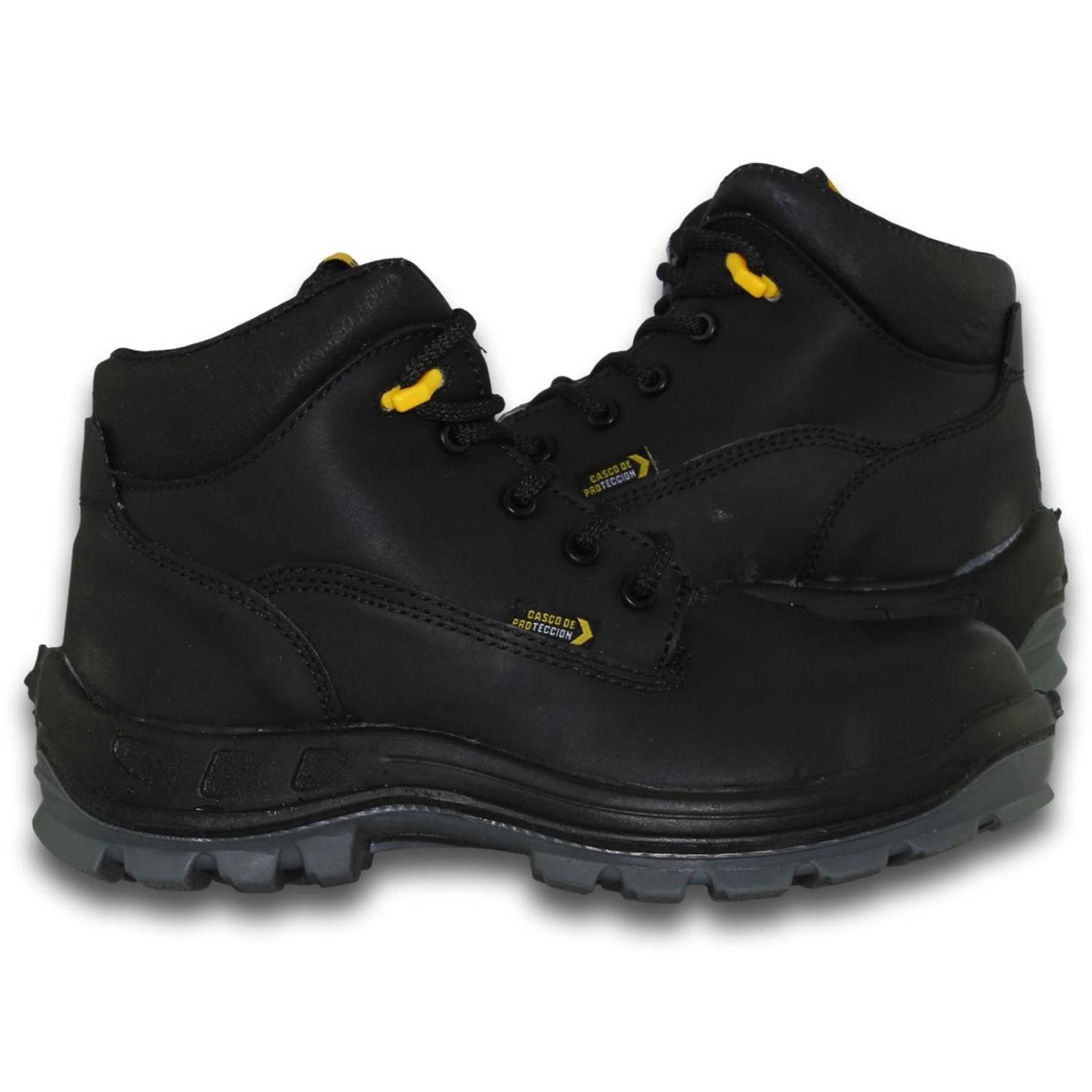 Botas Para Hombre Con Casco Dielectrico Estilo 0051Cl7 Acabado Piel Color Negro 