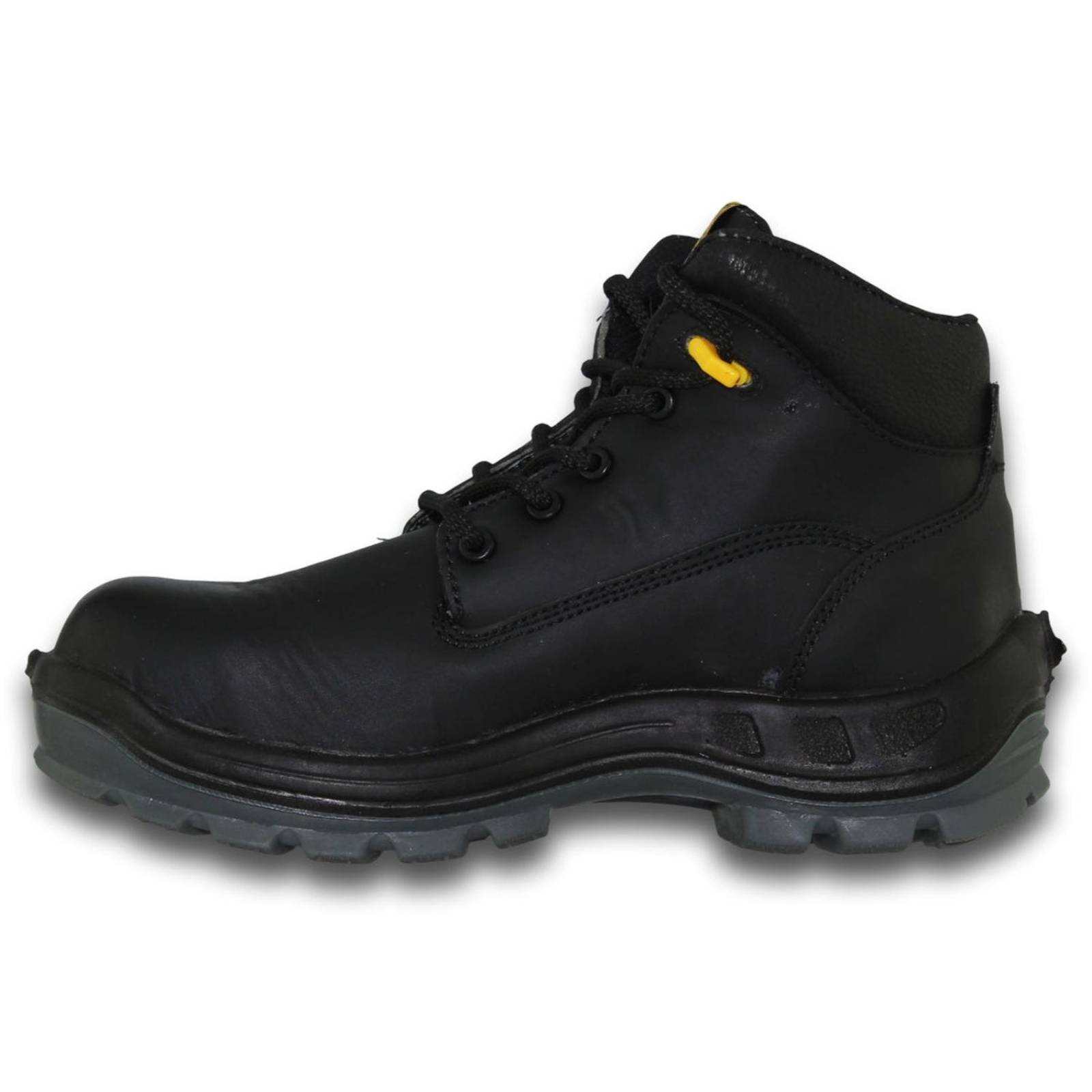 Botas Para Hombre Con Casco Dielectrico Estilo 0051Cl7 Acabado Piel Color Negro 