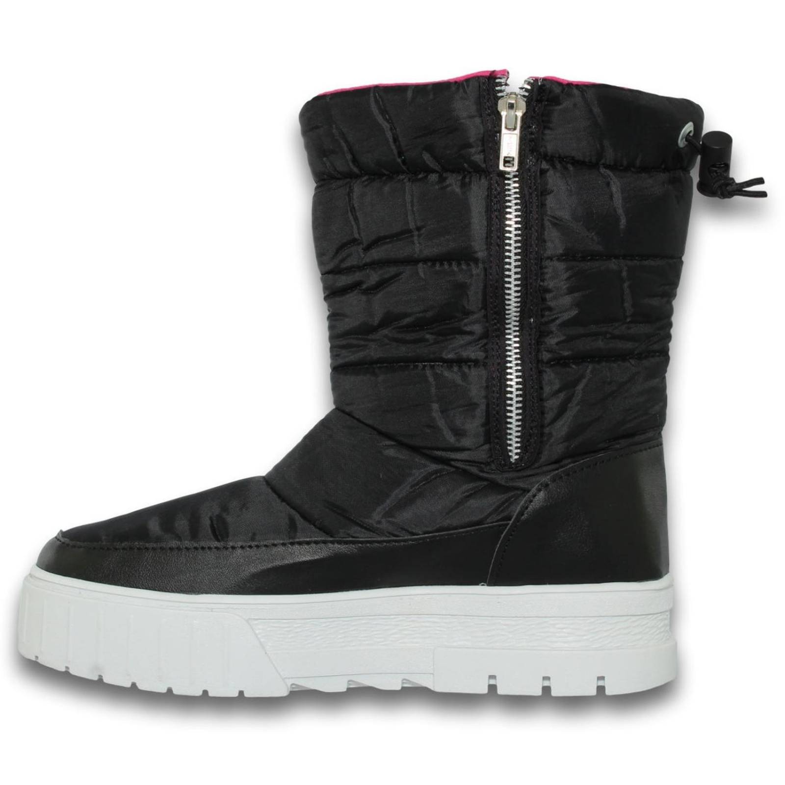 Botas Termicas Con Acabado Textl Para Mujer Estilo 0004Fe5 Color Negro Fiusha