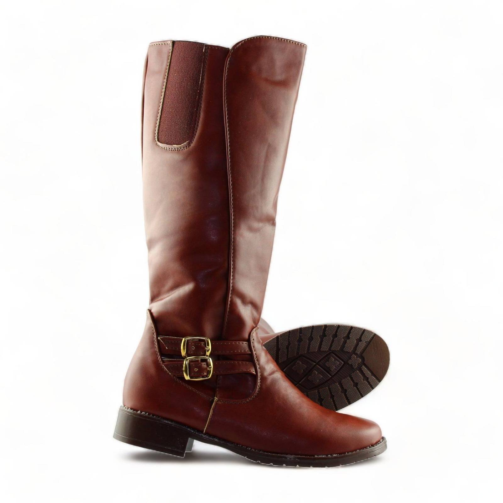 Botas cafes mujer discount largas