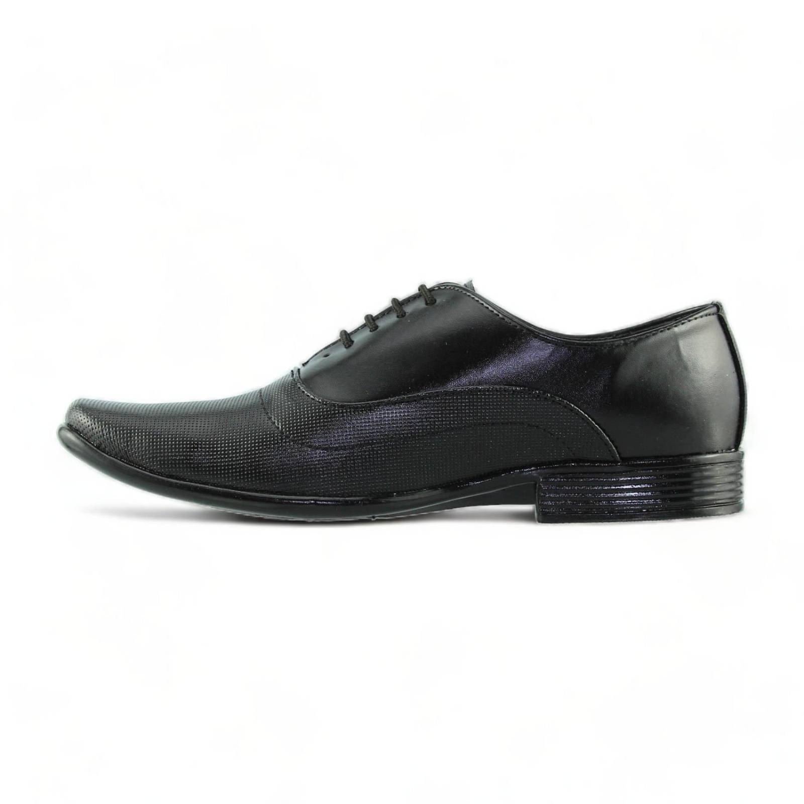 Zapatos De Vestir Para Niño Estilo 0402Df21 Marca D Francesco.Z Acabado Simipiel Color Negro 