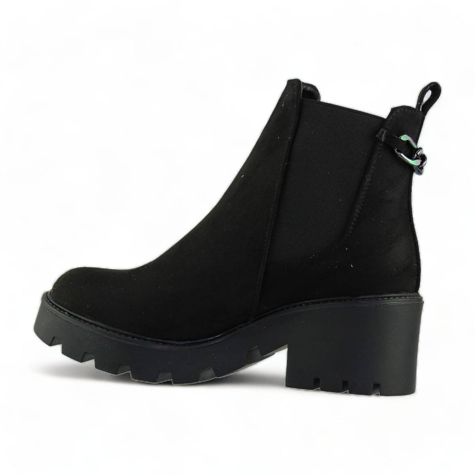 Botas De Gamuza Para Mujer Estilo 0996Es5 Marca Estonia Acabado Gamuza Color Negro