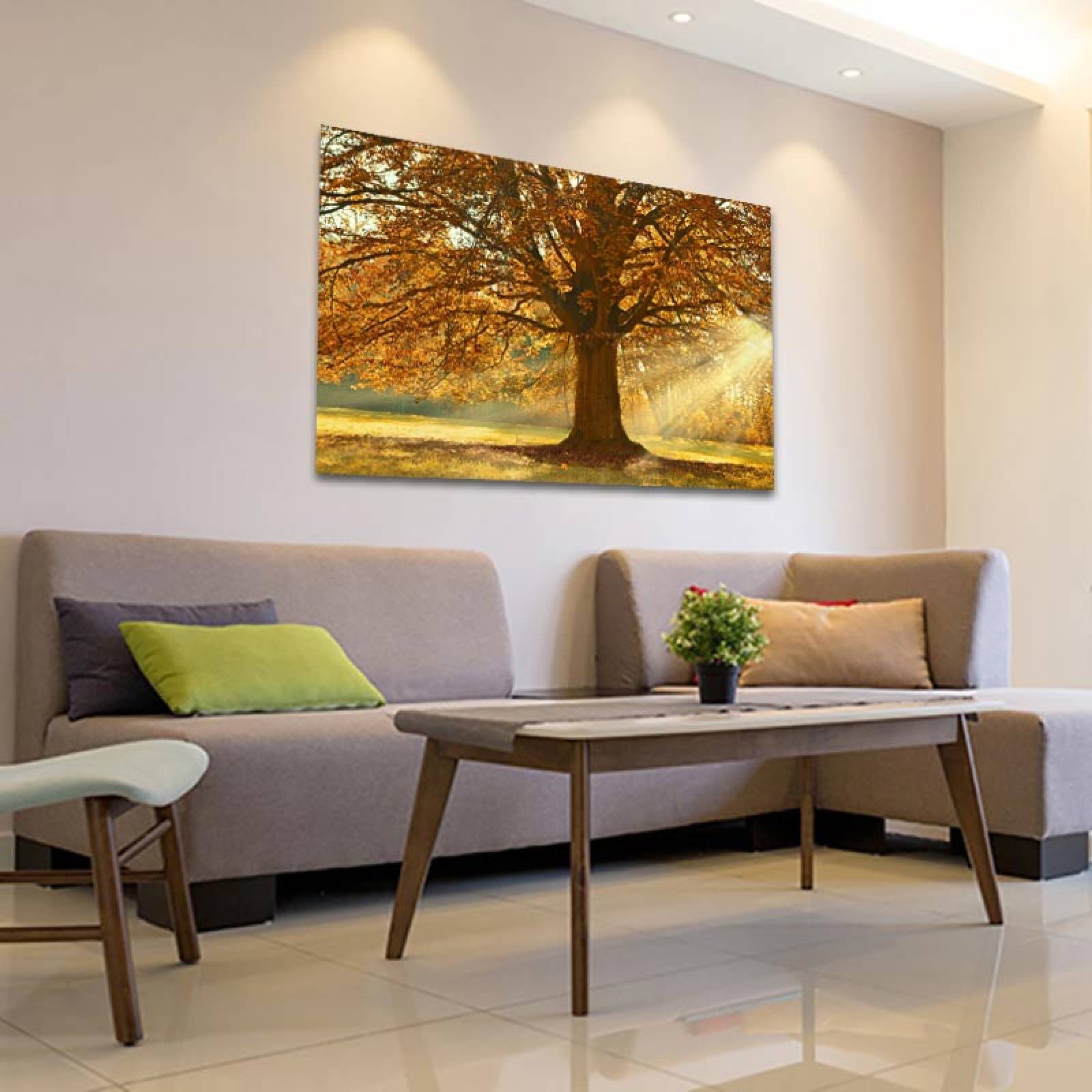 Cuadro Decorativo Árbol en Otoño.