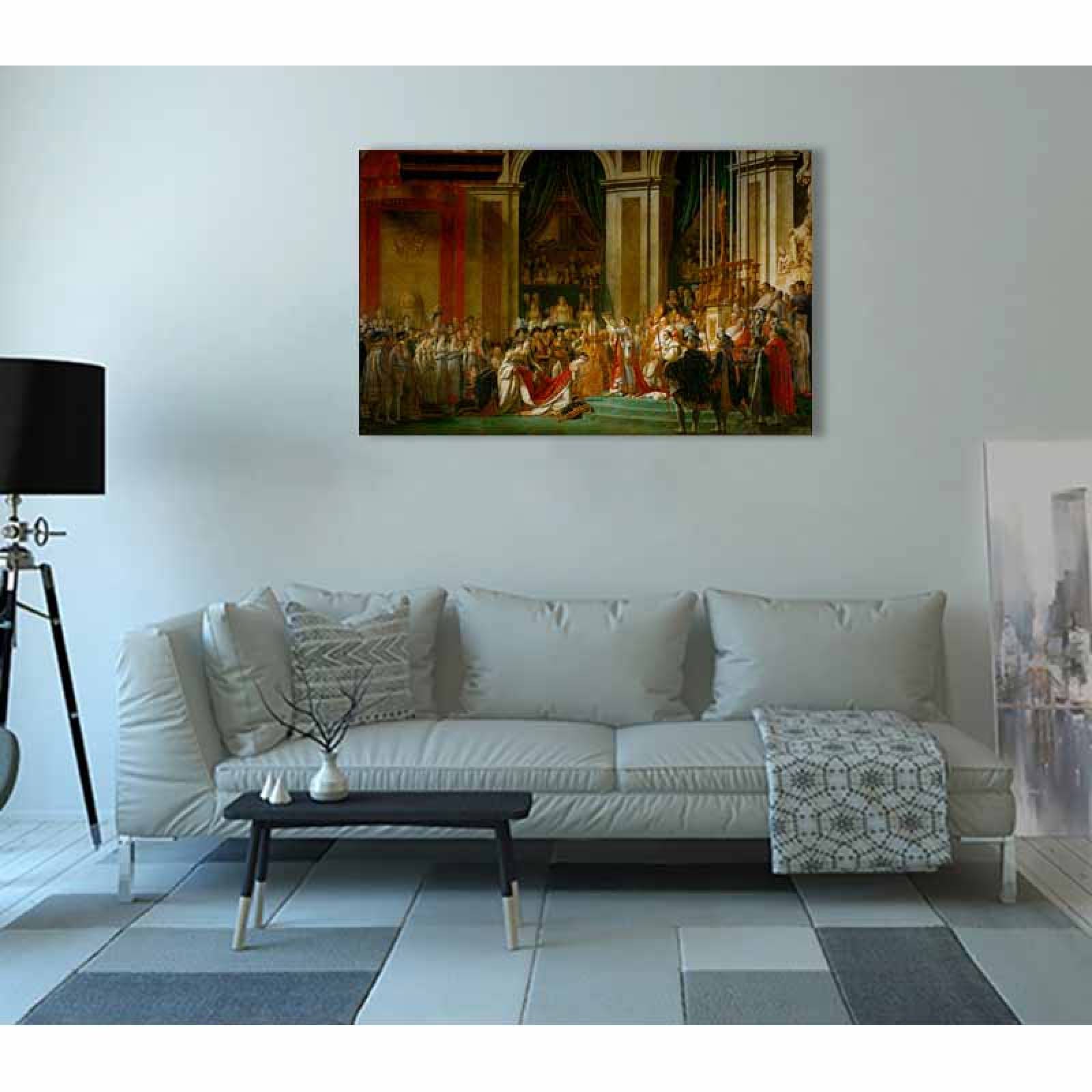 Cuadro Decorativo Canvas La consagración de Napoleón de Jacques-Louis David de 135 X 90 cm.