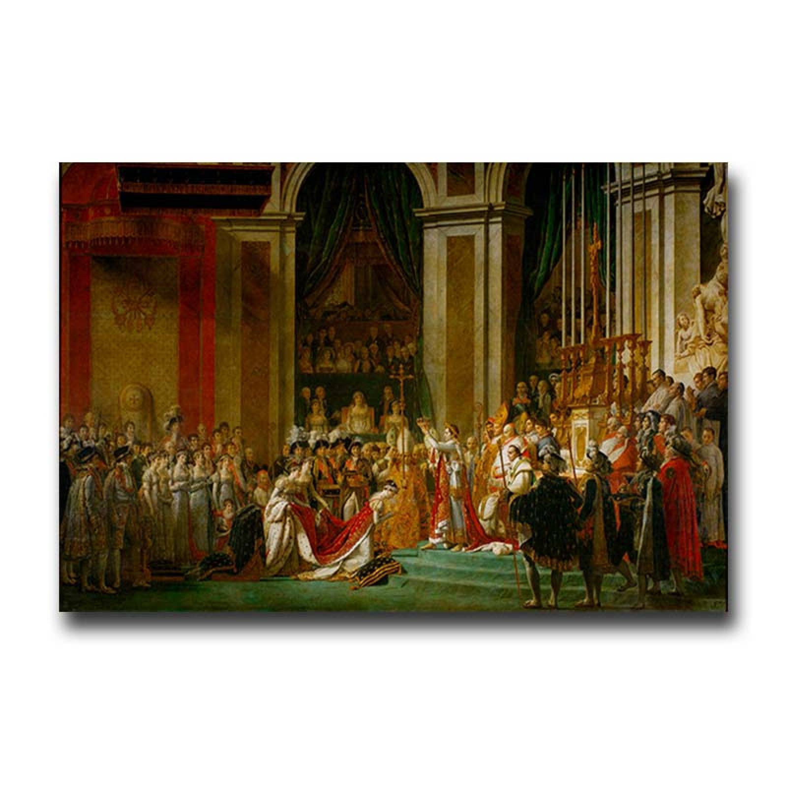Cuadro Decorativo Canvas La consagración de Napoleón de Jacques-Louis David de 135 X 90 cm.