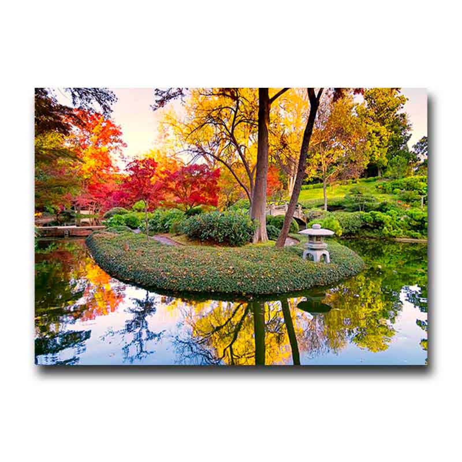 Cuadro Decorativo Canvas Paisaje Jardín Zen de 120 X 80 cm