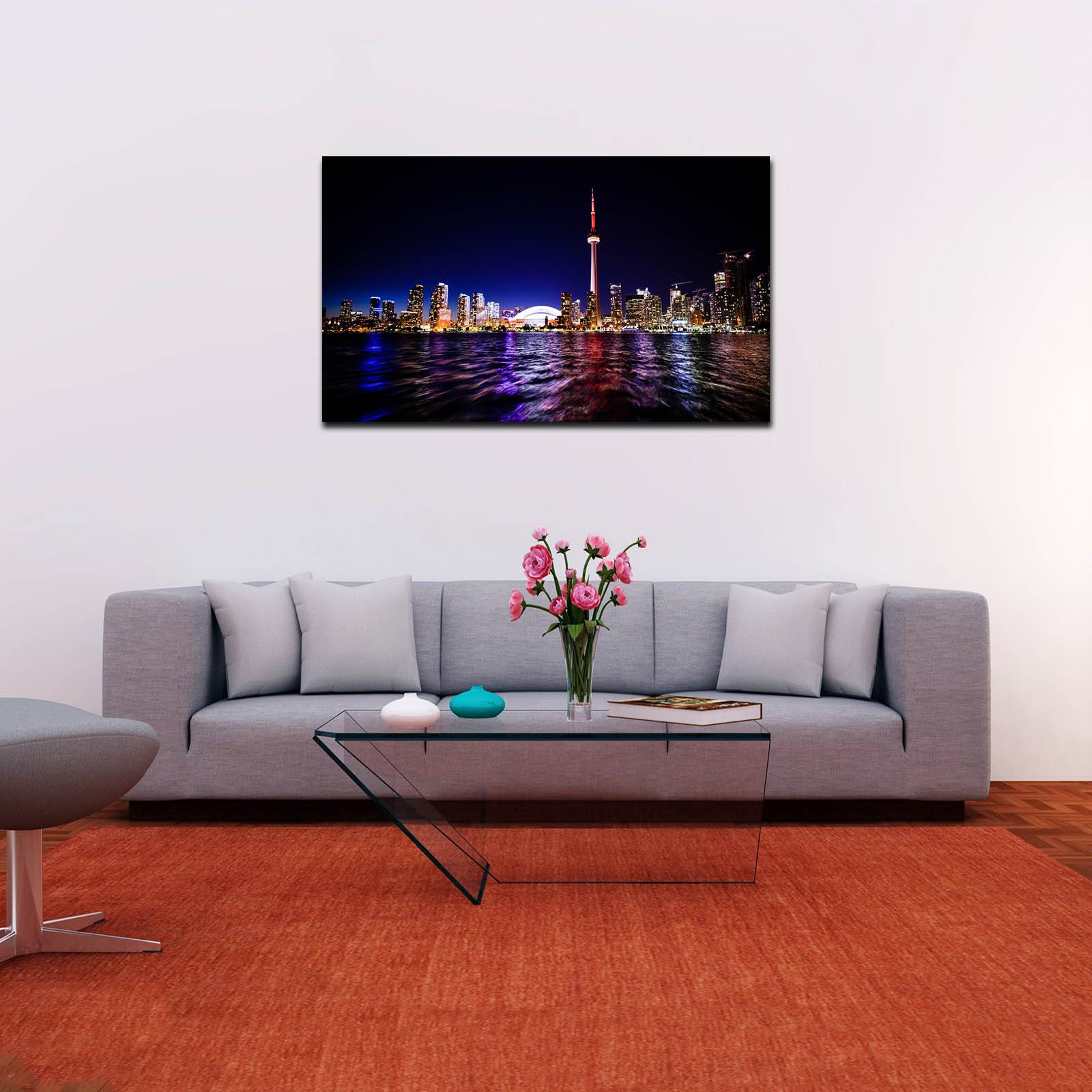 Cuadro Decorativo Canvas Paisaje de Canadian National Tower en Ontario Canada de180 X 120 cm