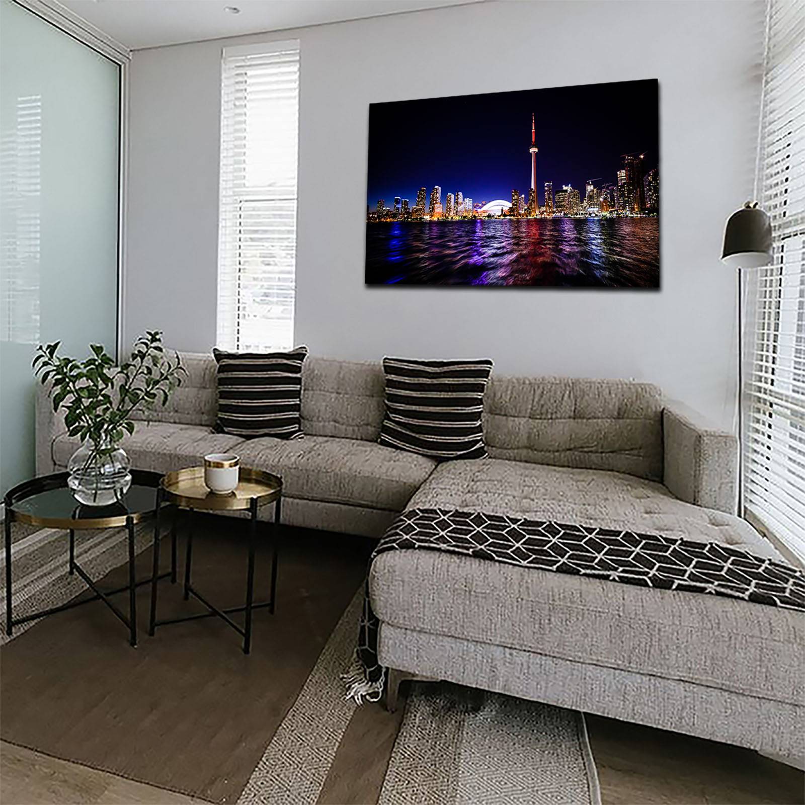 Cuadro Decorativo Canvas Paisaje de Canadian National Tower en Ontario Canada de180 X 120 cm