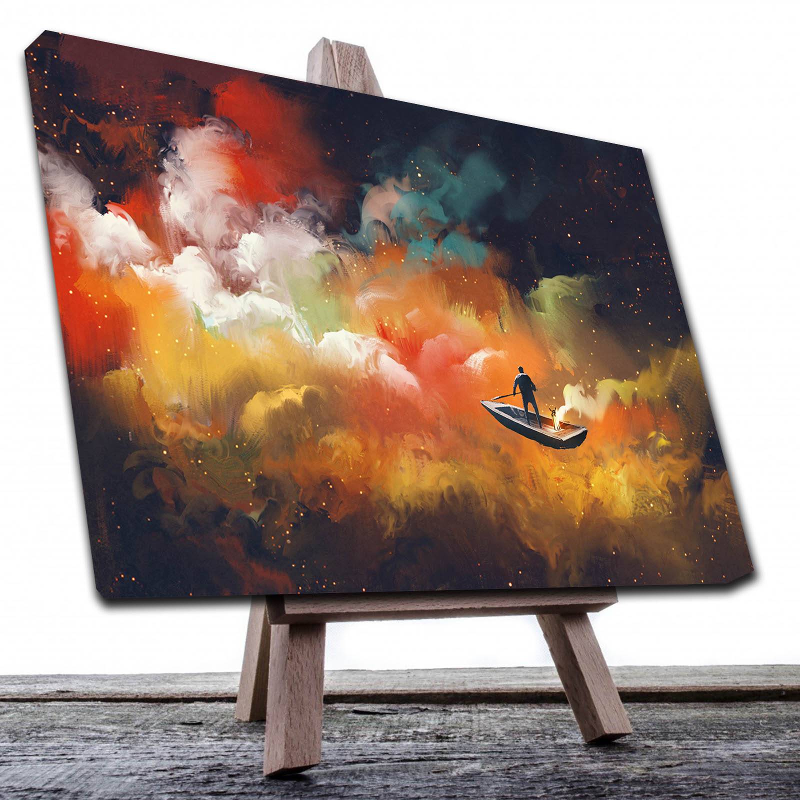 Cuadro Decorativo Canvas  de Arte un Sueño Abstracto de 60 x 40 cm